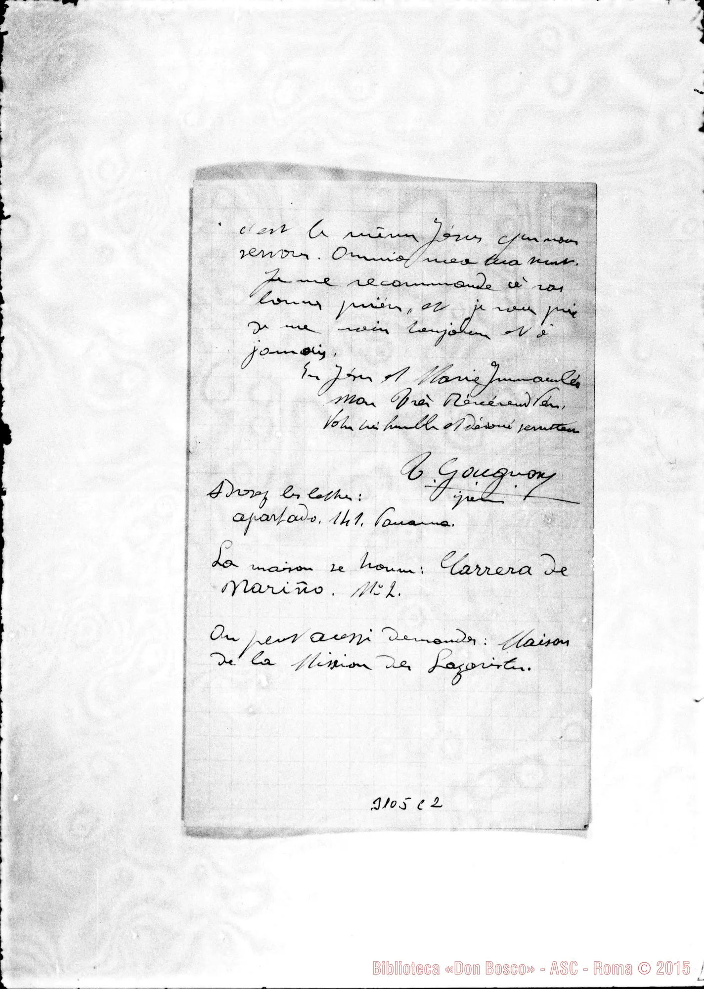 Fotogramma C 2 — Gougnons - Révérend Pére, il 22-01-1890
