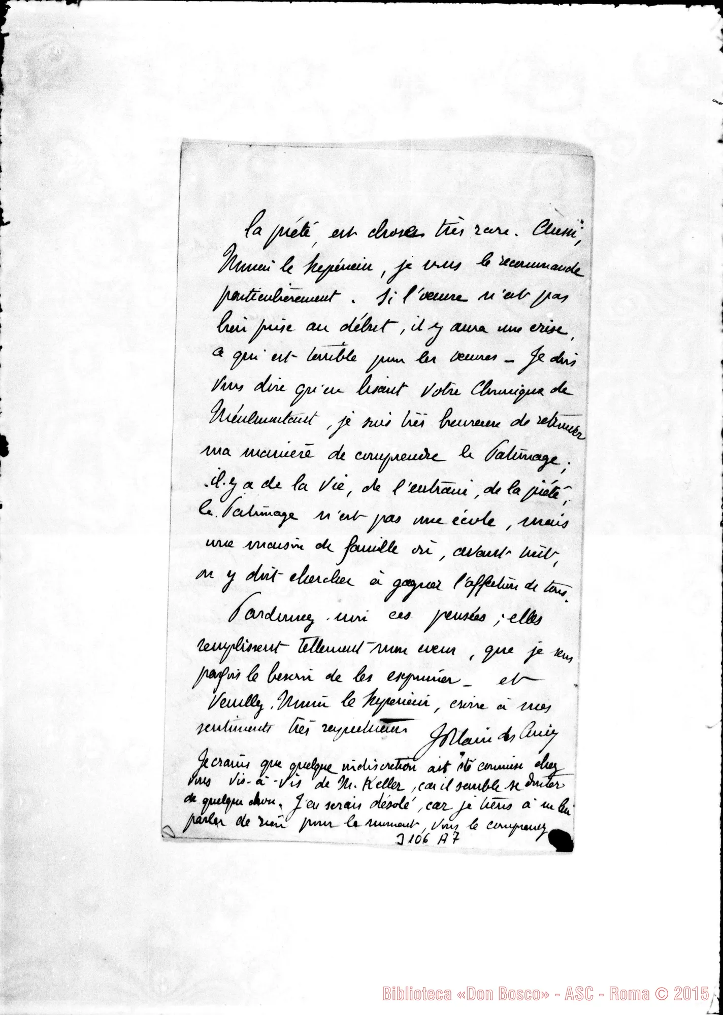 Fotogramma A 7 — L’Abbé Blain des Cormiers - Supérieur. Paris, 7-03-1901