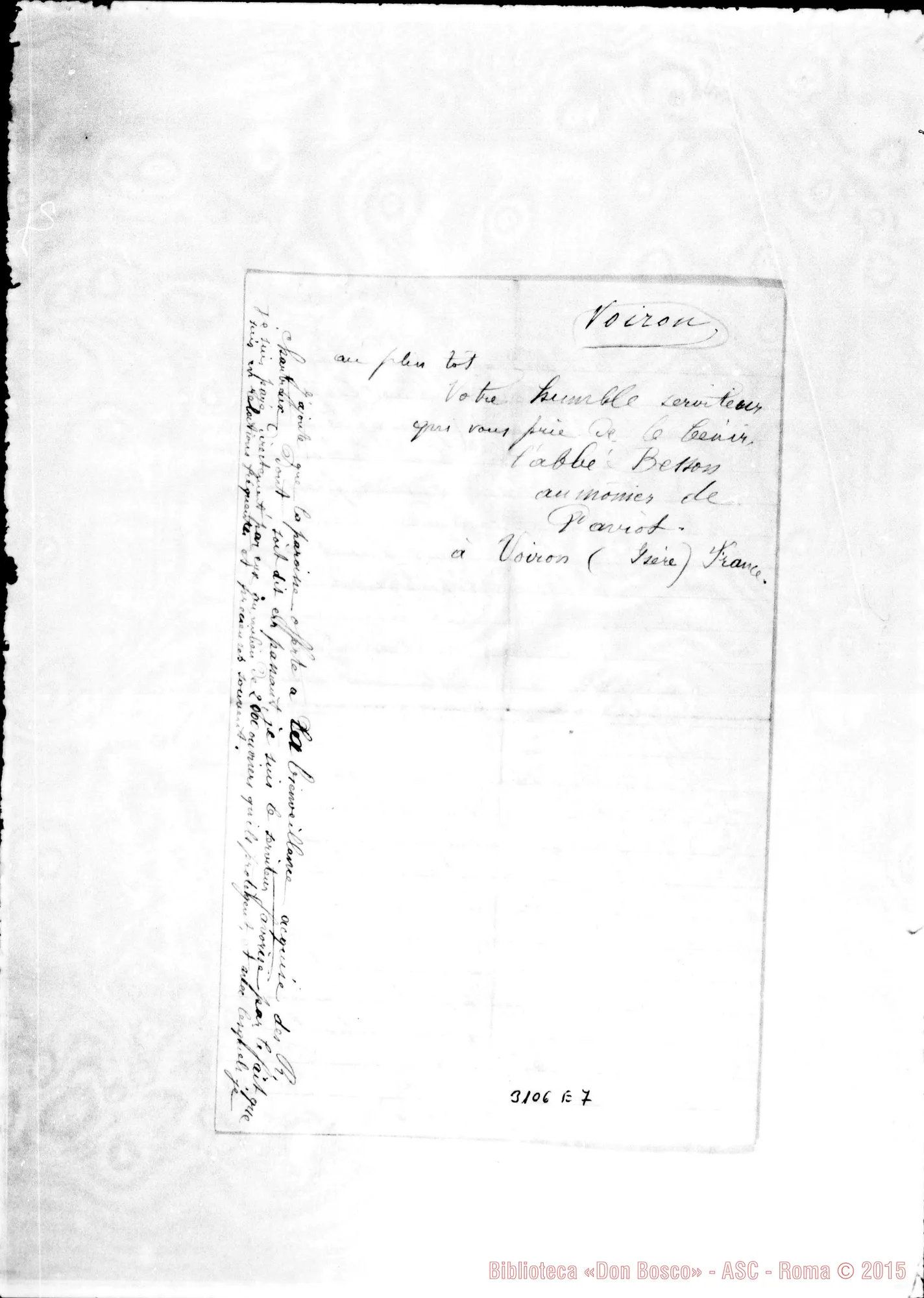 Fotogramma E 7 — Convenzione per l’Oratorio di Grenoble. Paris, 22-04-1901