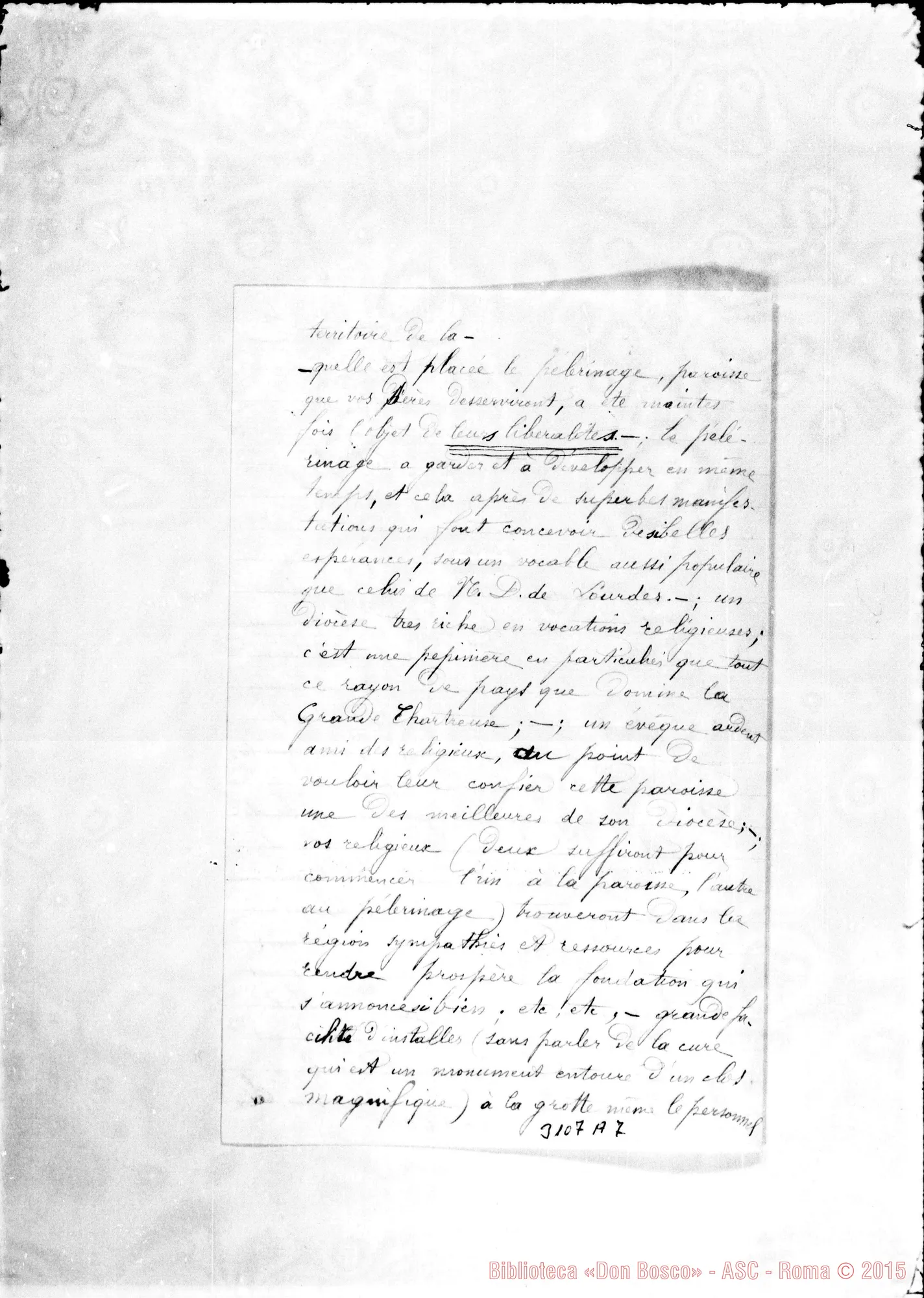 Fotogramma A 7 — L’Abbé Besson - Révérend Pére. Paviot, 5-10-1894