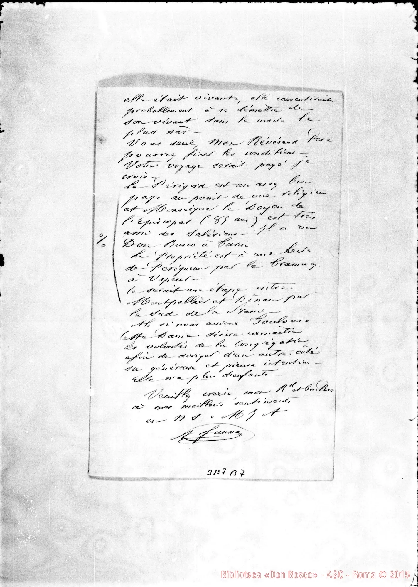 Fotogramma B 7 — Perigord: A. Jaunay - Révérend Pére. Le Montiel, 25-07-1895