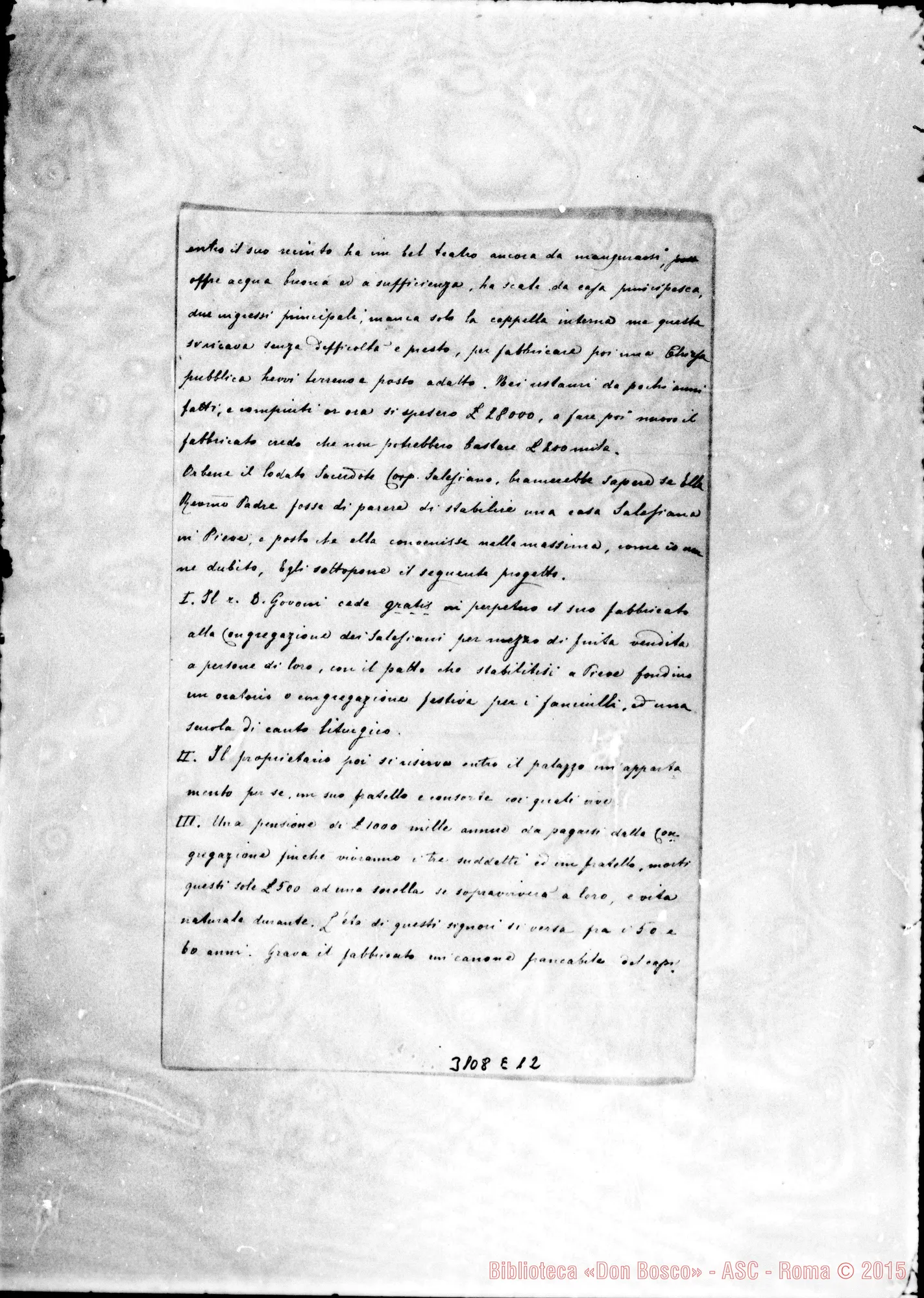 Fotogramma E 12 — L’Abbé Besson - Révérend Pére. Paviot, 15-09-1894