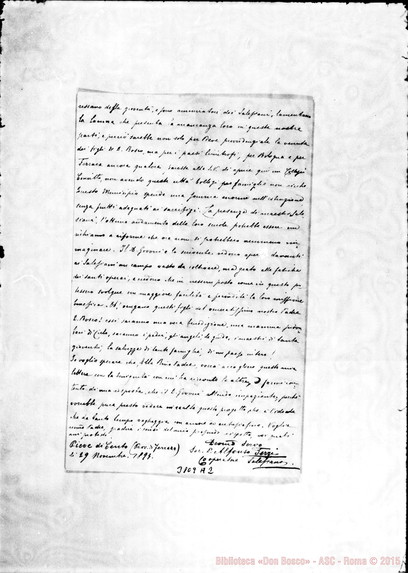 Fotogramma A 2 — L’Abbé Besson - Révérend Pére. Paviot, 15-09-1894
