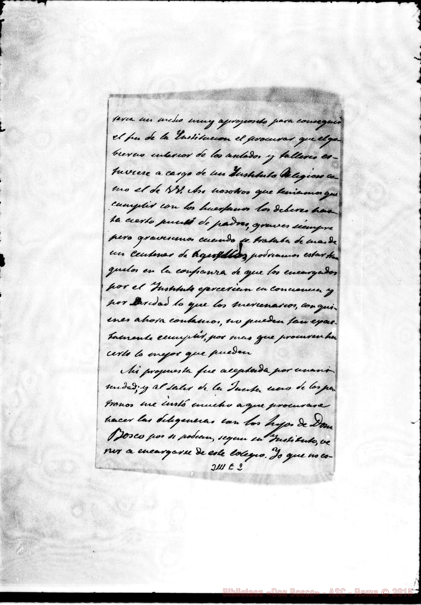 Fotogramma E 2 — Plasencia: Pietro Casas y Souto, vesc. di Plasencia - D. Branda, il 22-05-1888