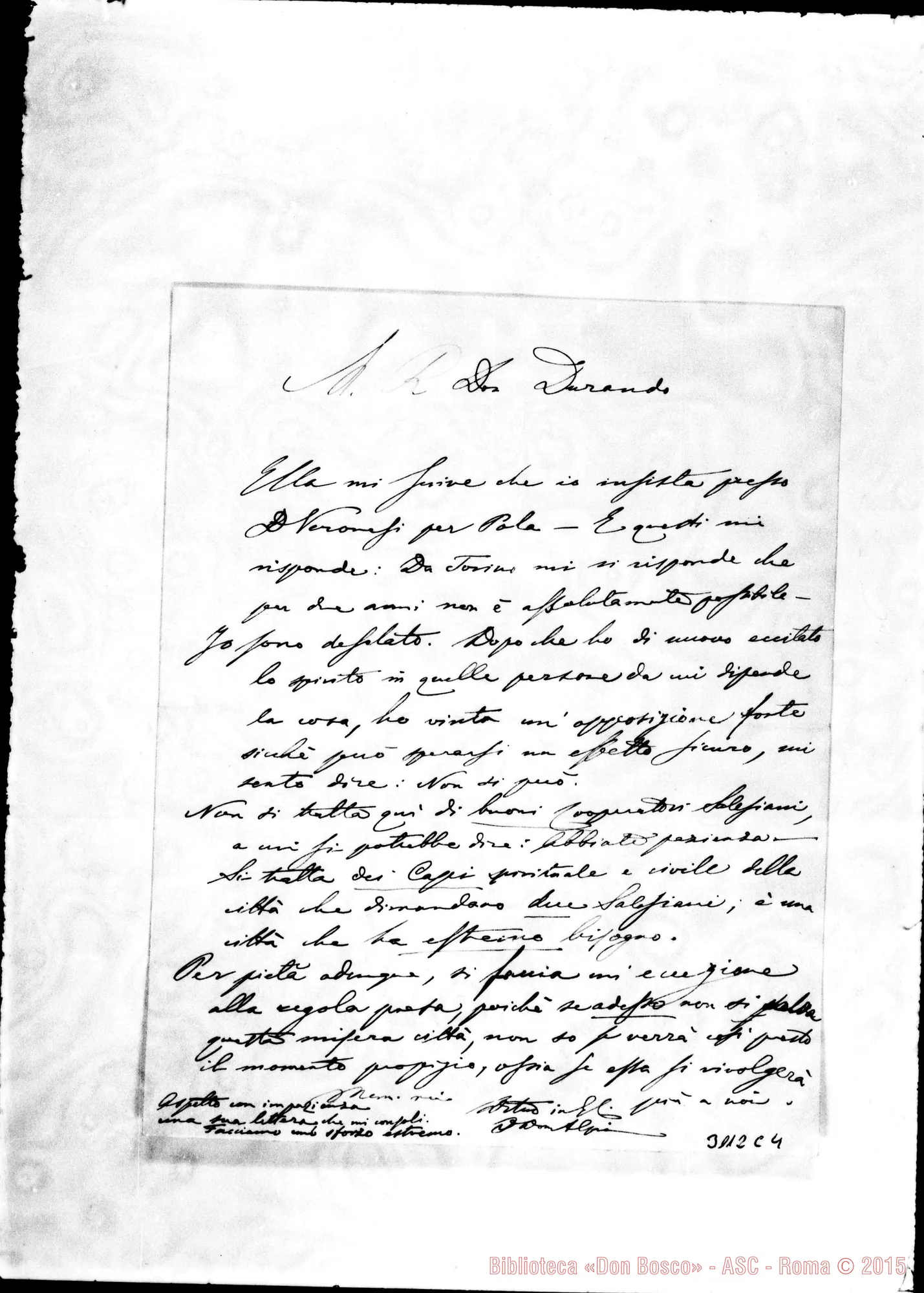 Fotogramma C 4 — D. Alpi - D. Durando, s.d.