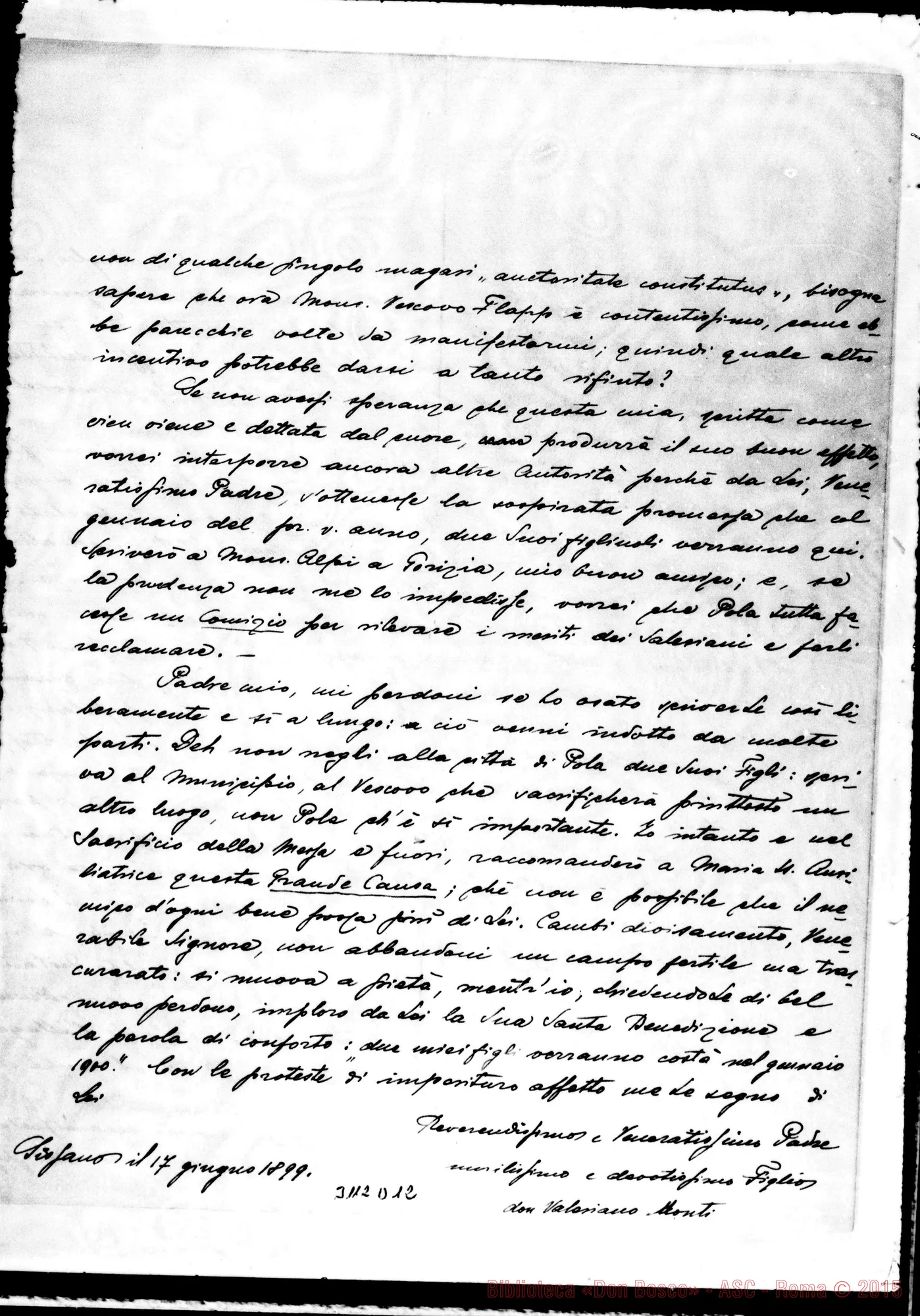 Fotogramma D 12 — D. Valeriano, coop. - D. Rua, il 17-06-1899