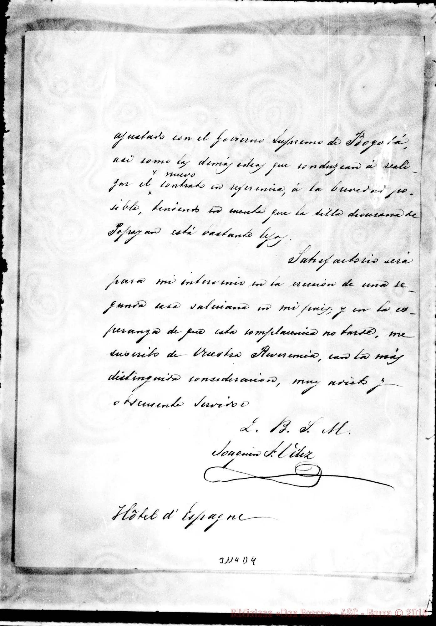 Fotogramma D 4 — Joaquin Vélez - D. Rua. Vaticano, 13-08-1896