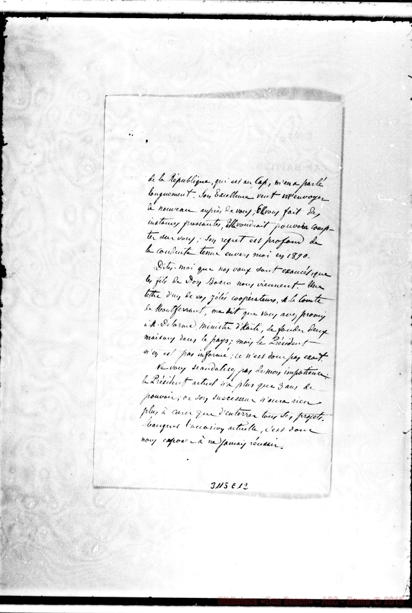 Fotogramma E 12 — Kersuzan, vesc. - D. Rua. Cap Haïtien, 13-04-1893