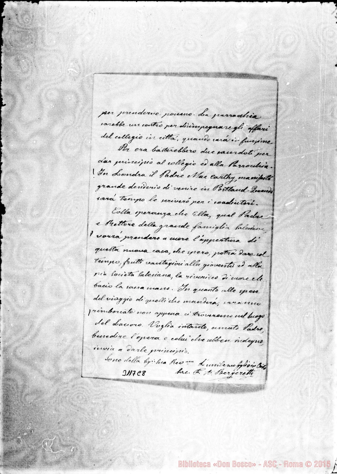 Fotogramma C 8 — D. Bergeretti - Amato Padre. Oakland, 27-01-1909.