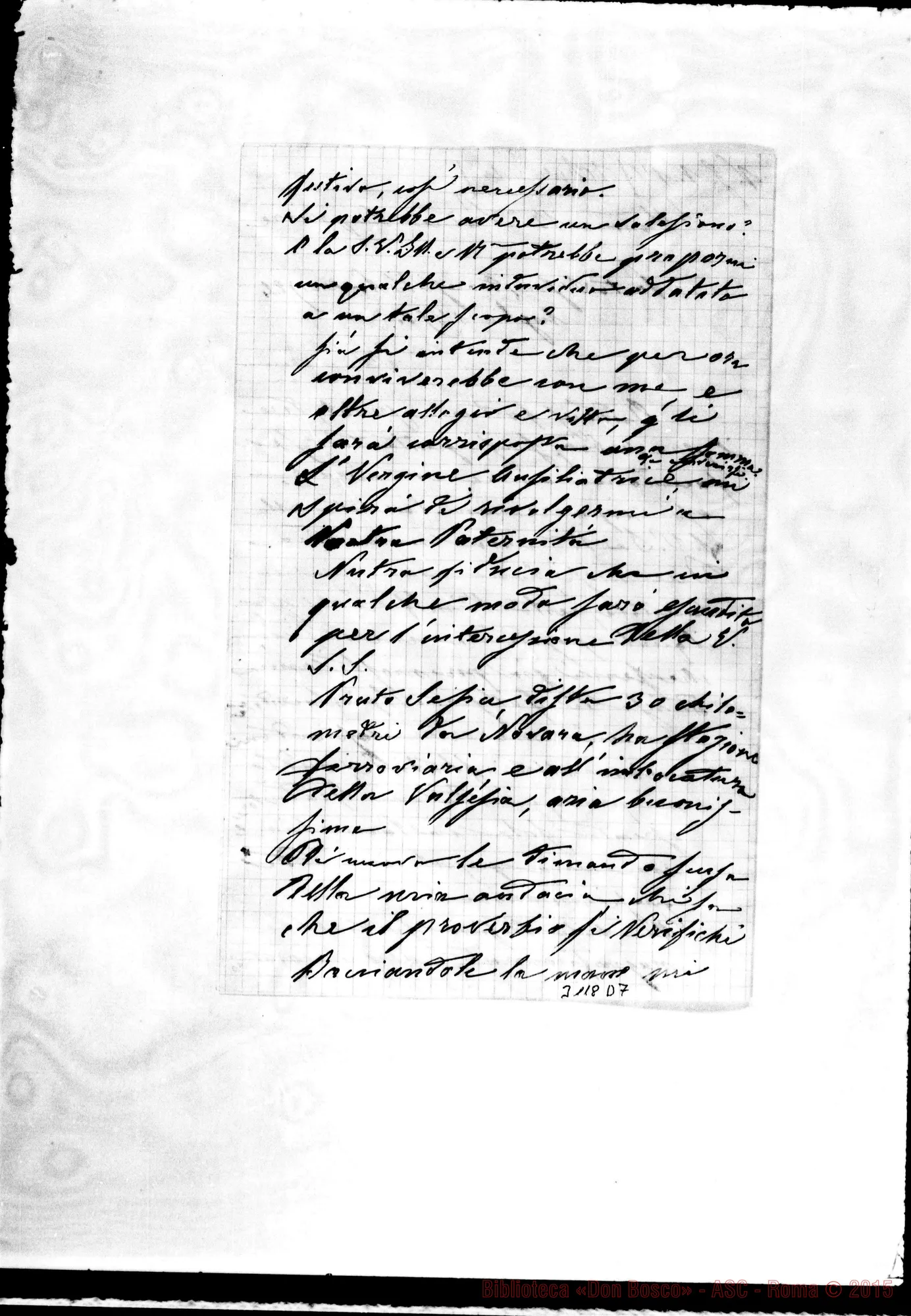 Fotogramma D 7 — Prato Sesia : Sac. Varacchini Giuseppe, parroco - Rev.mo Padre. Prato Sesia, 24-07-1894