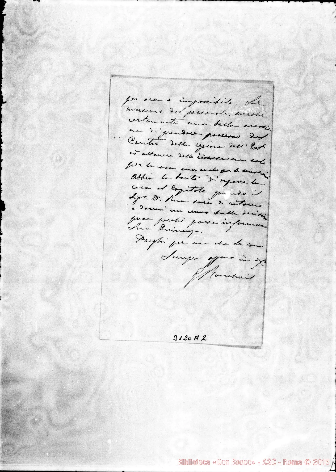 Fotogramma A 2 — D. Ronchail - D. Durando. Parigi, 25-02-1897
