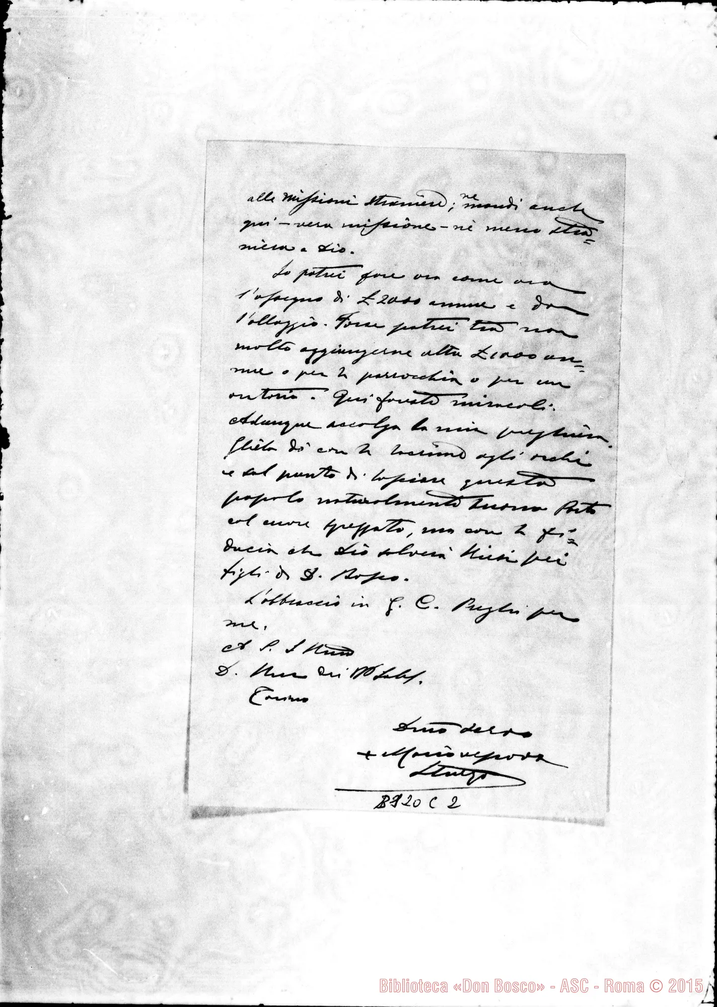 Fotogramma C 2 — Riesi: Mario Sturzo, vesc. di Piazza - Rev.do. Riesi, 28-03-1905