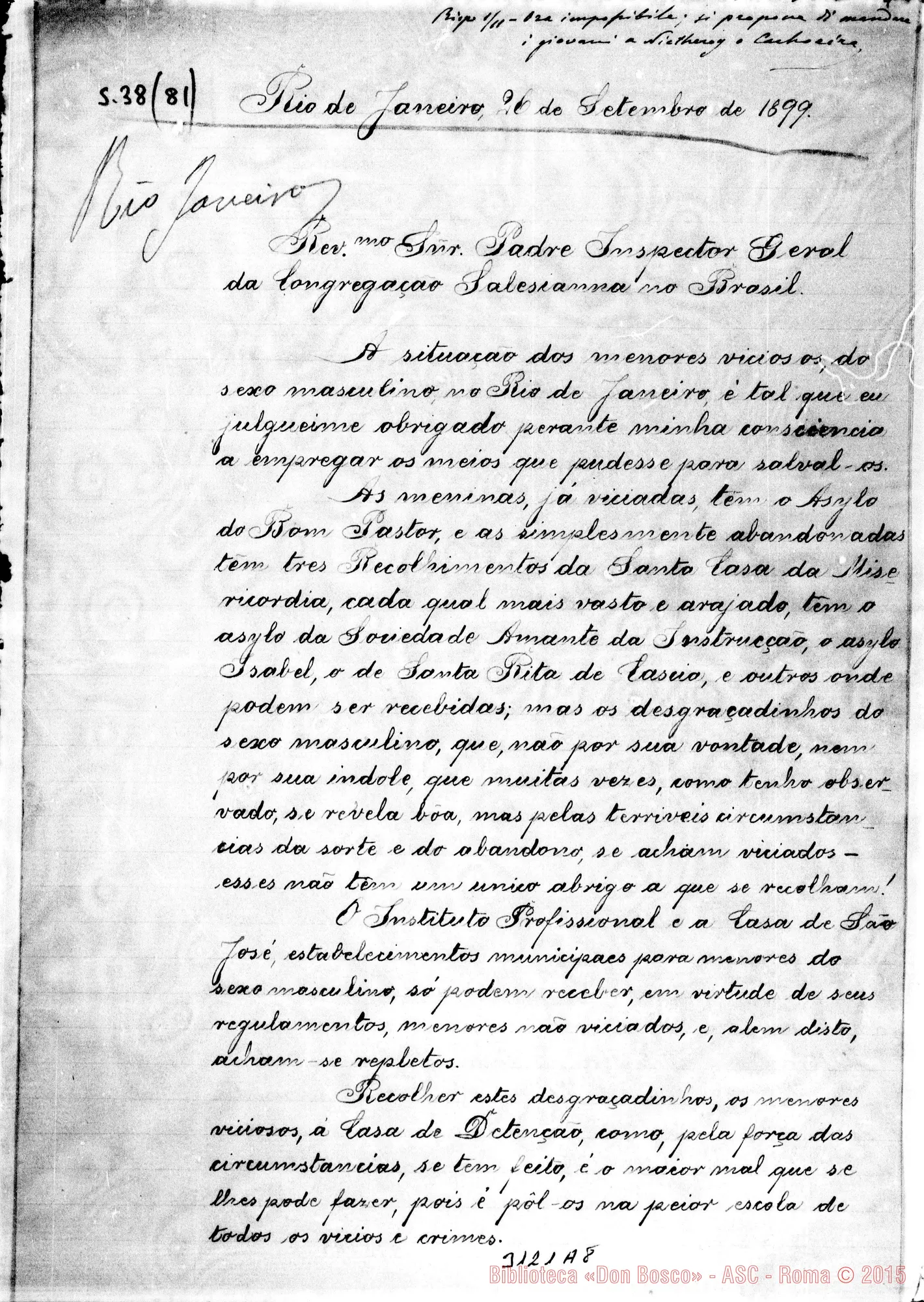Fotogramma A 8 — Rio Janeiro: Joao Brazil Silvado, chefe de policia - D. Rua. Rio de Janeiro, 26-09-1899