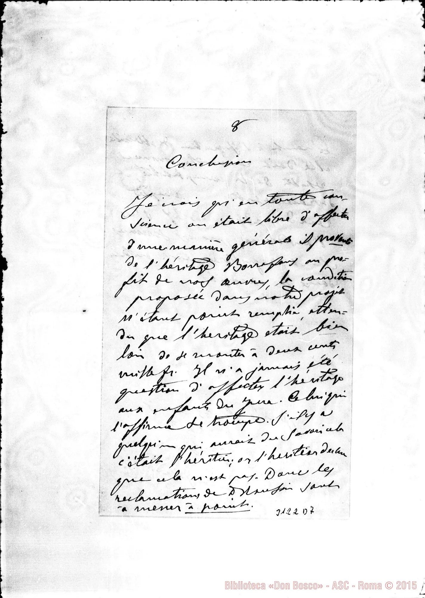 Fotogramma D 7 — D. Bologna: Mémoire. Paris, 25-04-1902