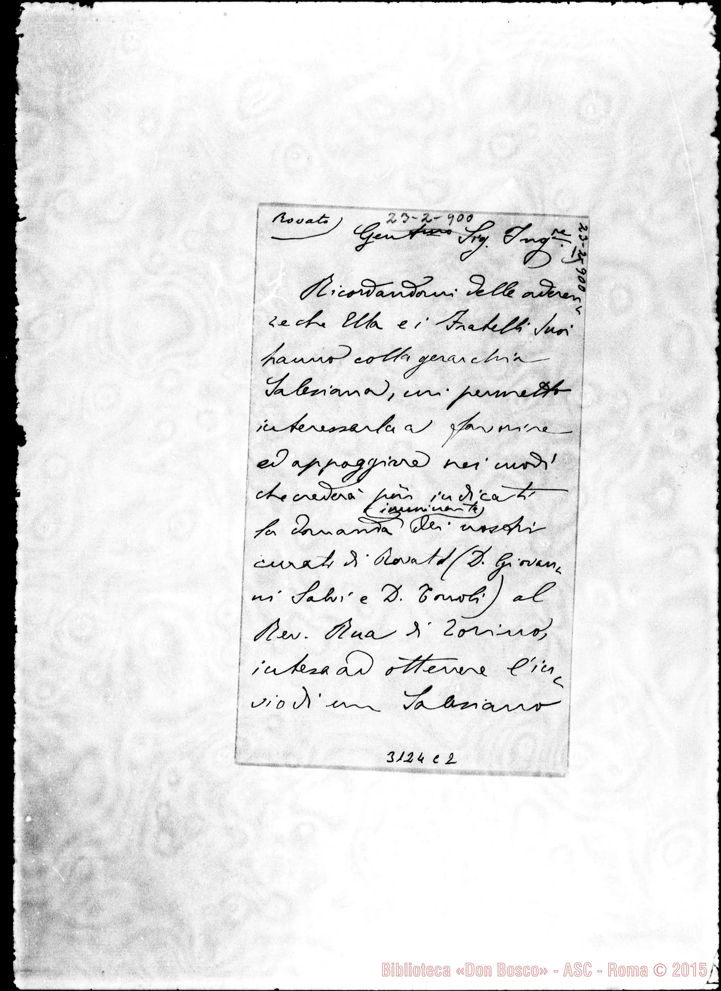 Fotogramma C 2 — Lagleize - Révérend Père. St. Clar, 26-07-1896