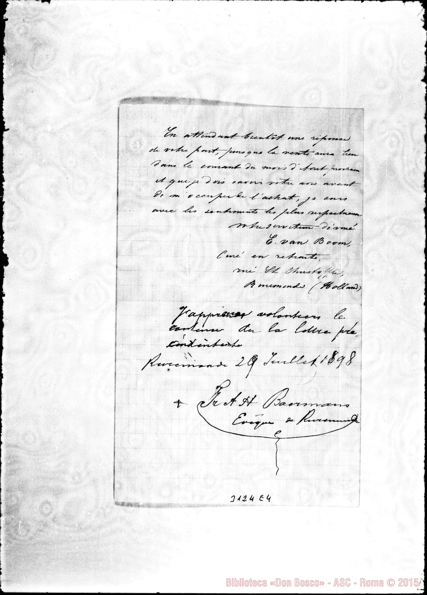 Fotogramma E 4 — V. Bell - Don Ronchail. St. Denis, 29-05-1897