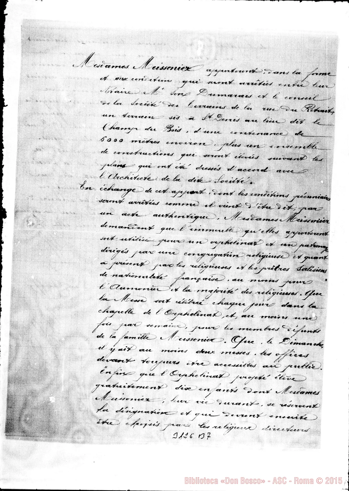 Fotogramma B 7 — D. Ronchail: Notizie