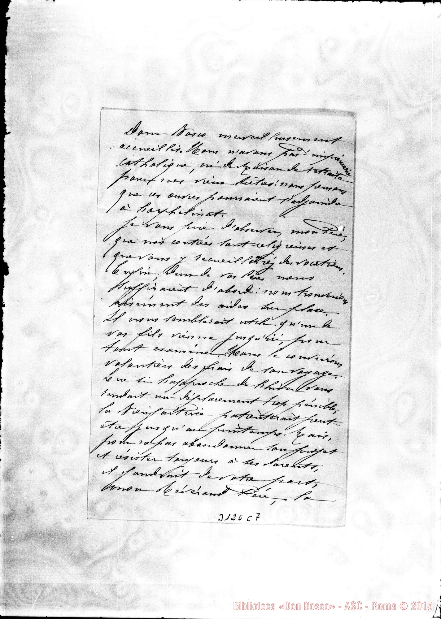 Fotogramma C 7 — Delart, vie. gen. - Révérend Père. Saint Flour, 15-11-1894