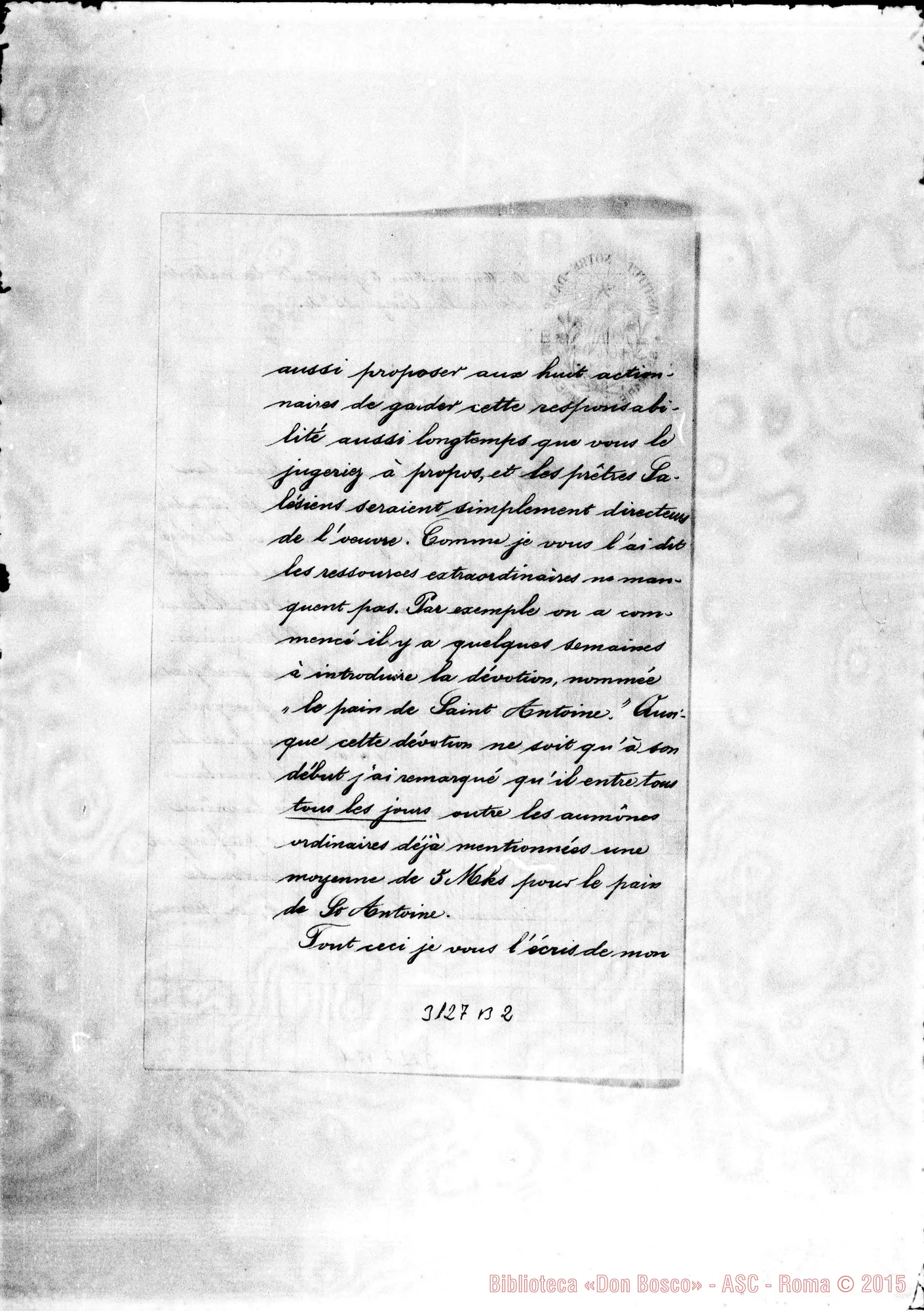 Fotogramma B 2 — Chs. Mertz - Très Vénéré Père. S.te Marie aux Mines, 8-09-1894