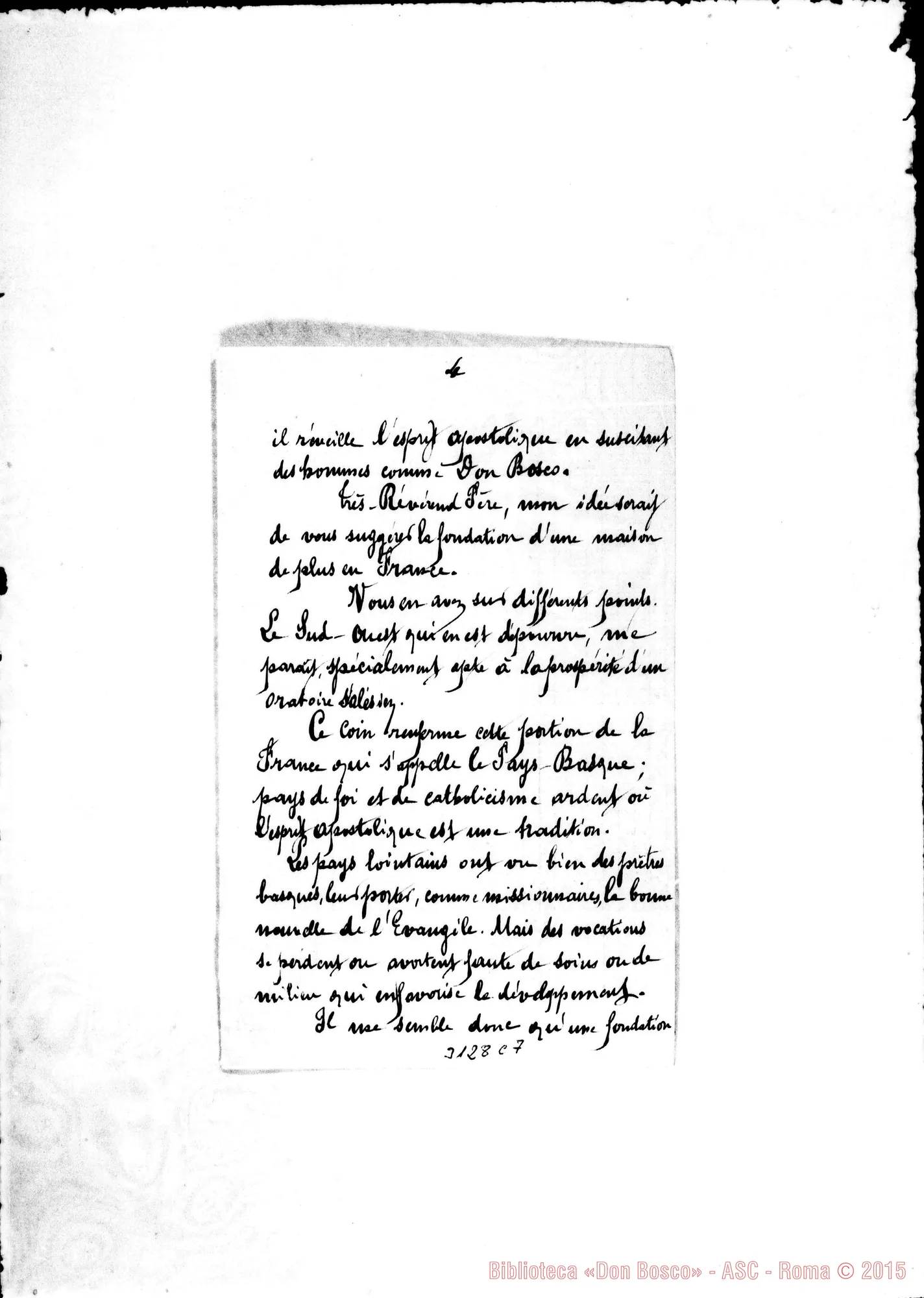 Fotogramma C 7 — Saint Pée d’Ibarron: F. Castet, sac. - Révérend Père. St. Pée d’Ibarron, genn.1895