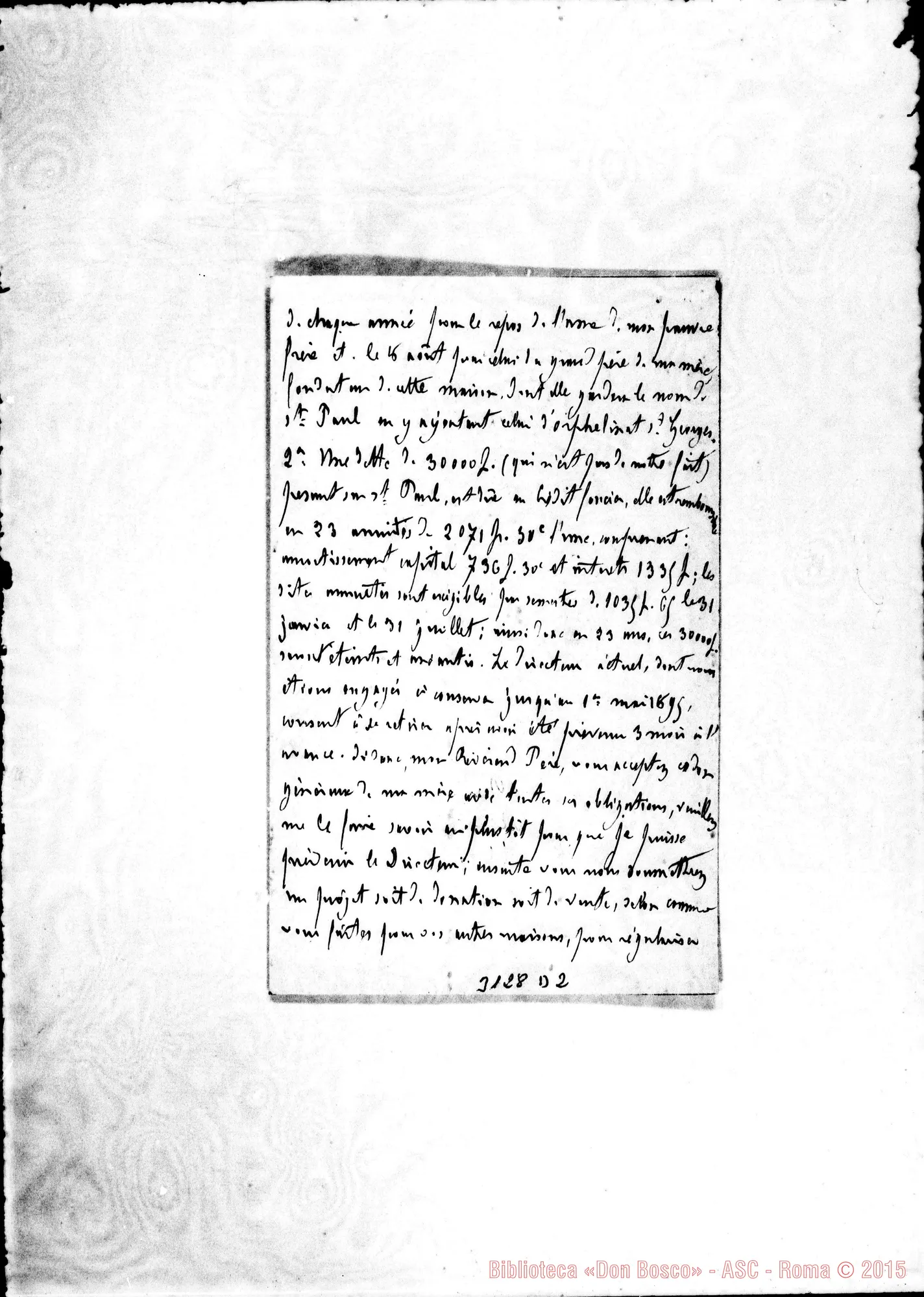 Fotogramma D 2 — Saint Remy: Aubert de la Castille - Révérend Père. La Farlède, 11-02-1894