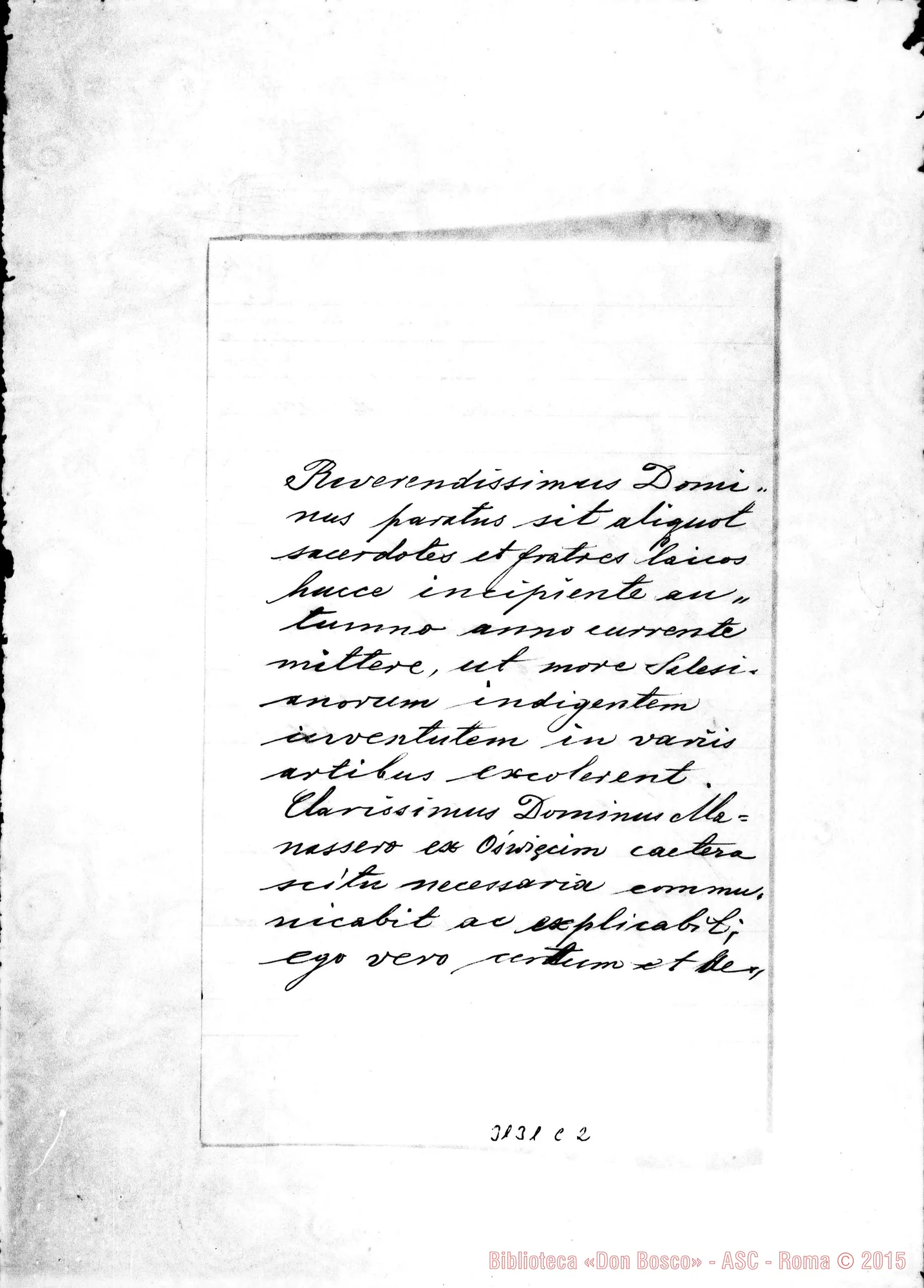 Fotogramma C 2 — Matteo Grochowski - Rev.mo Signore. Sambor, 21-03-1901