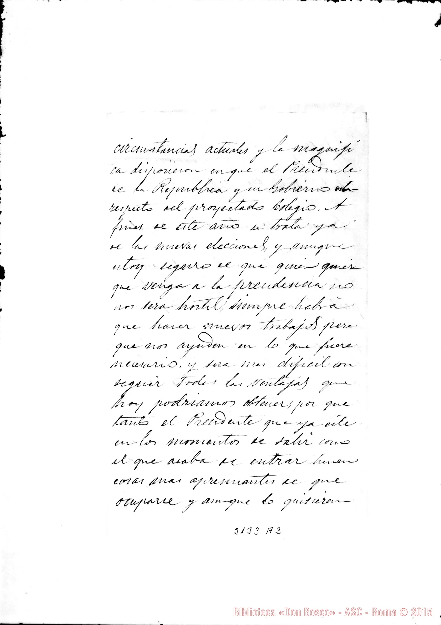 Fotogramma A 2 — Antonio Cruz - Salesianos. San Josè, 18-03-1893