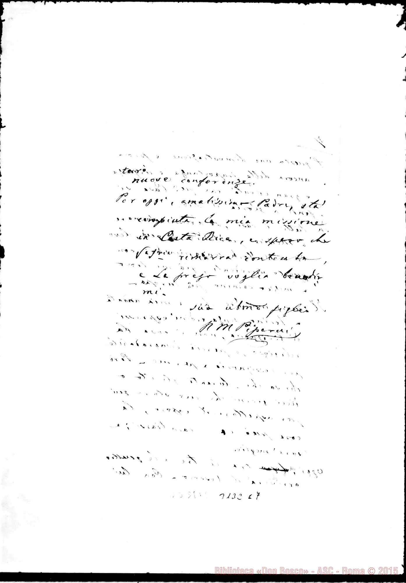 Fotogramma C 7 — D. Piperni - D. Rua. San José, 8-06-1893. Autogr. Rua