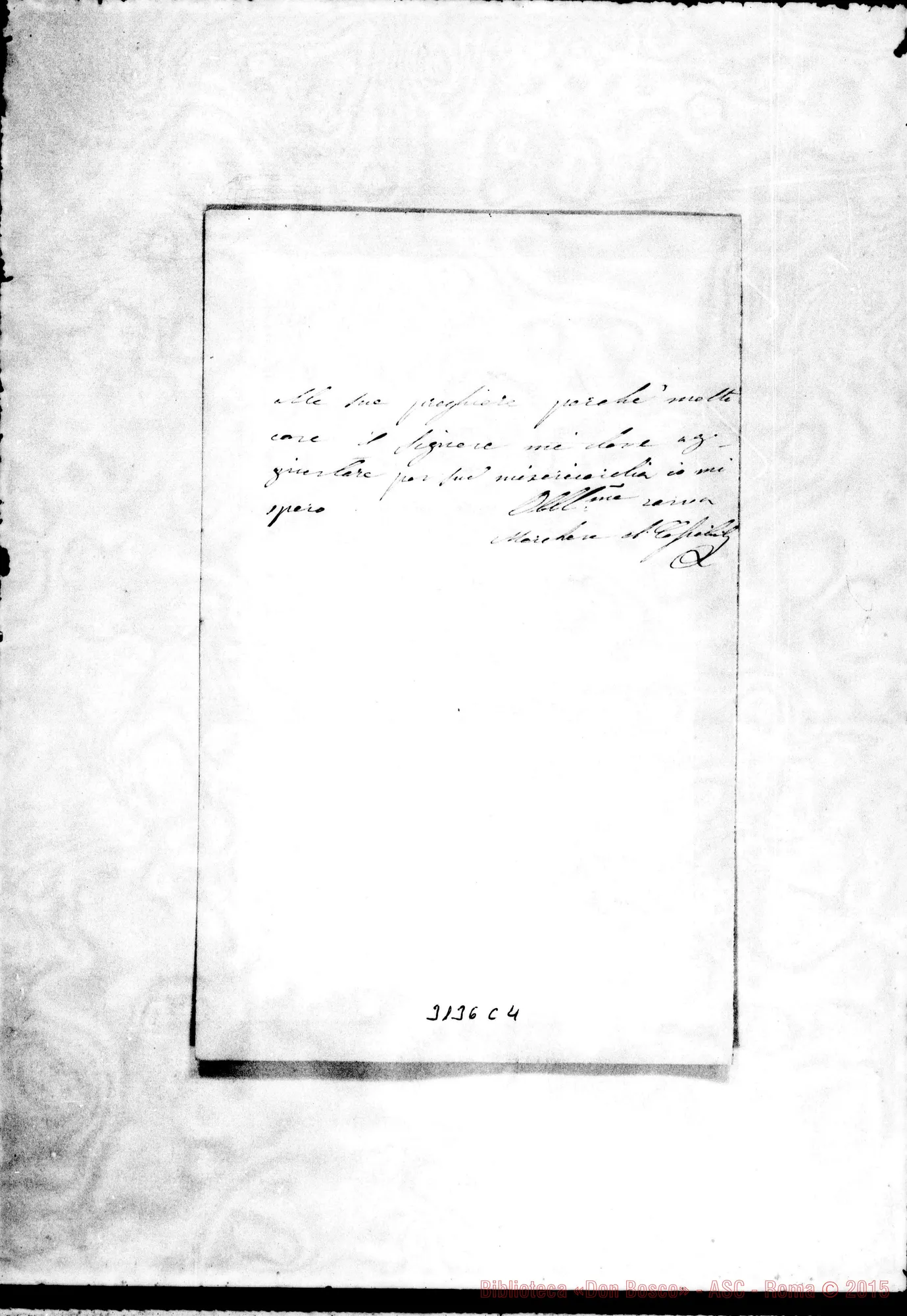 Fotogramma C 4 — Marchesa - Rispettabile D. Rua, il 10-06-1896