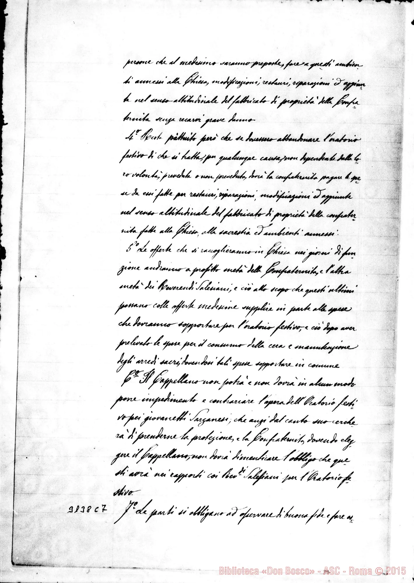 Fotogramma C 7 — Biso Domenico, priore - D. Rua. Sarzana, 13-02-1895