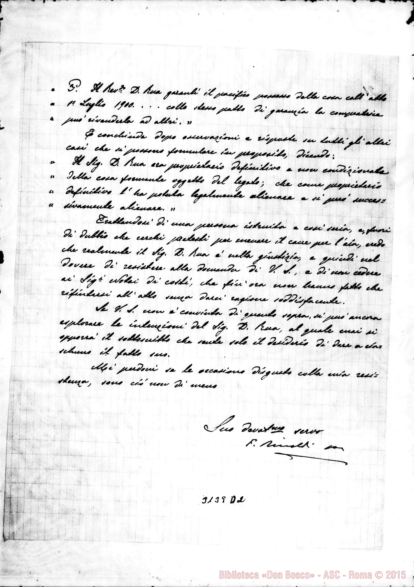 Fotogramma D 2 — Filippo Rinaldi - Fenucci Attilio. Copia con firma autogr. Rinaldi