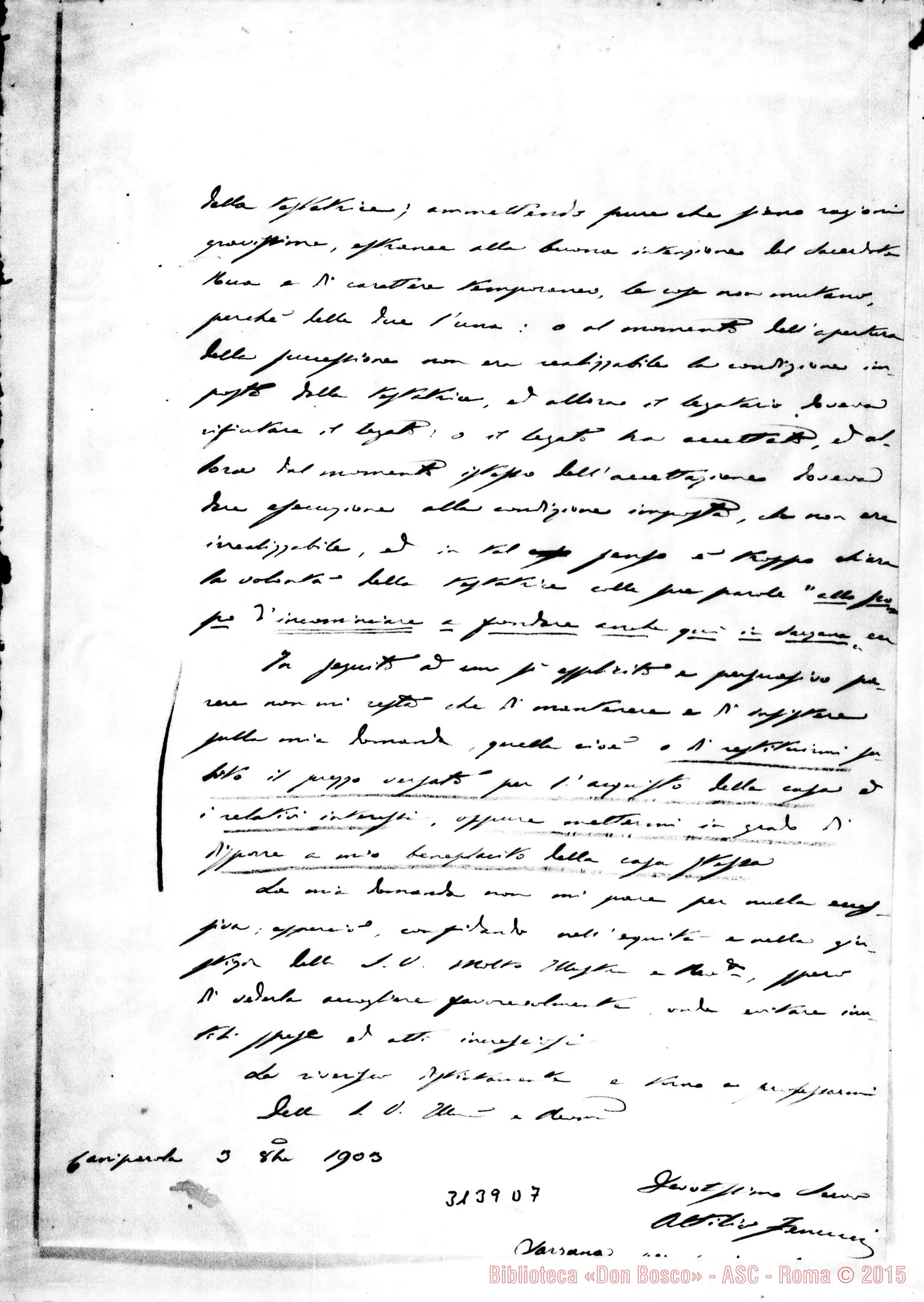 Fotogramma D 7 — Attilio Fenucci - Rev.do Sig., il 3-10-1903