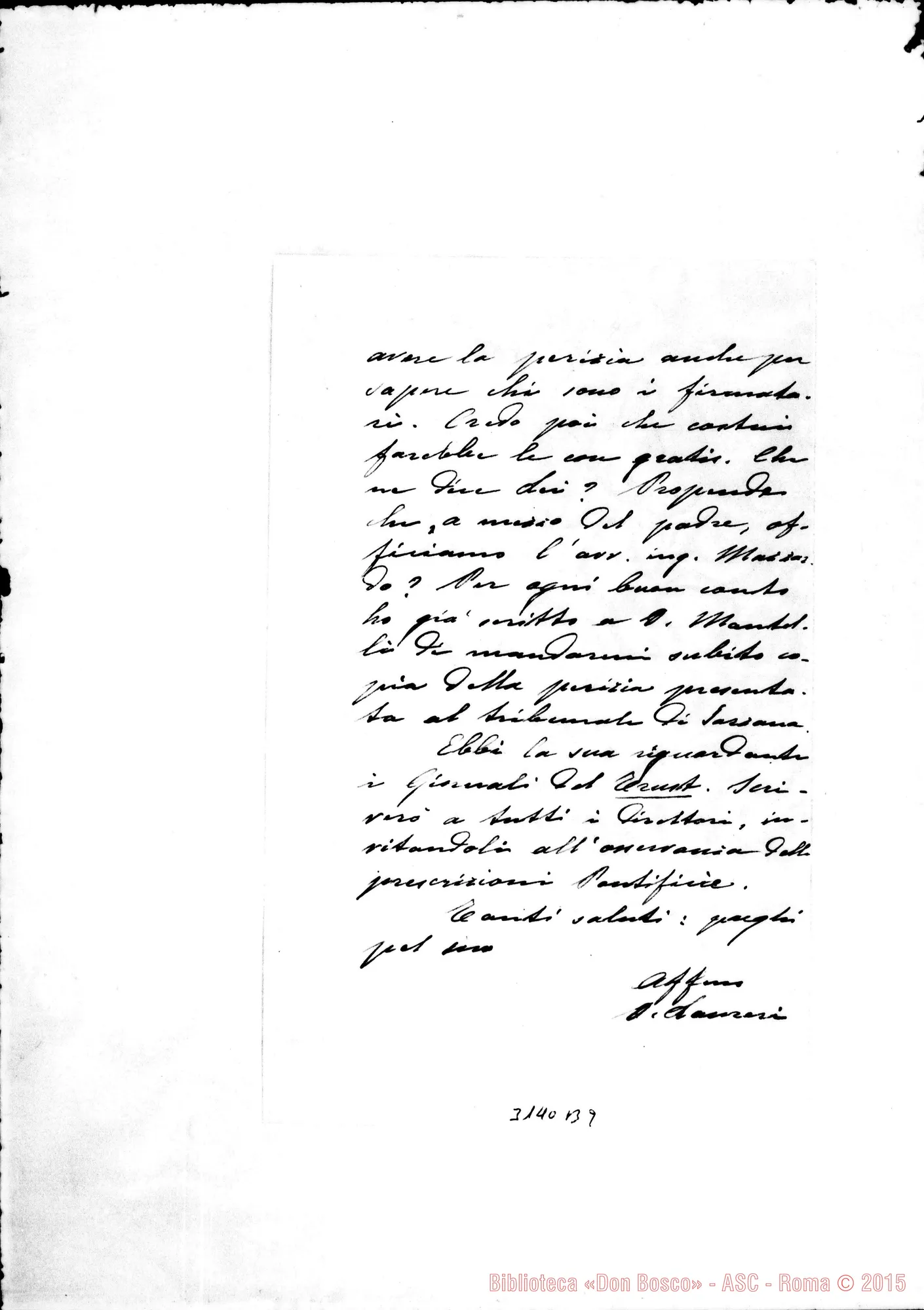 Fotogramma B 9 — D. Laureri Tommaso - D. Rinaldi. Sampierdarena, 21-01-1913. Autogr. Rinaldi