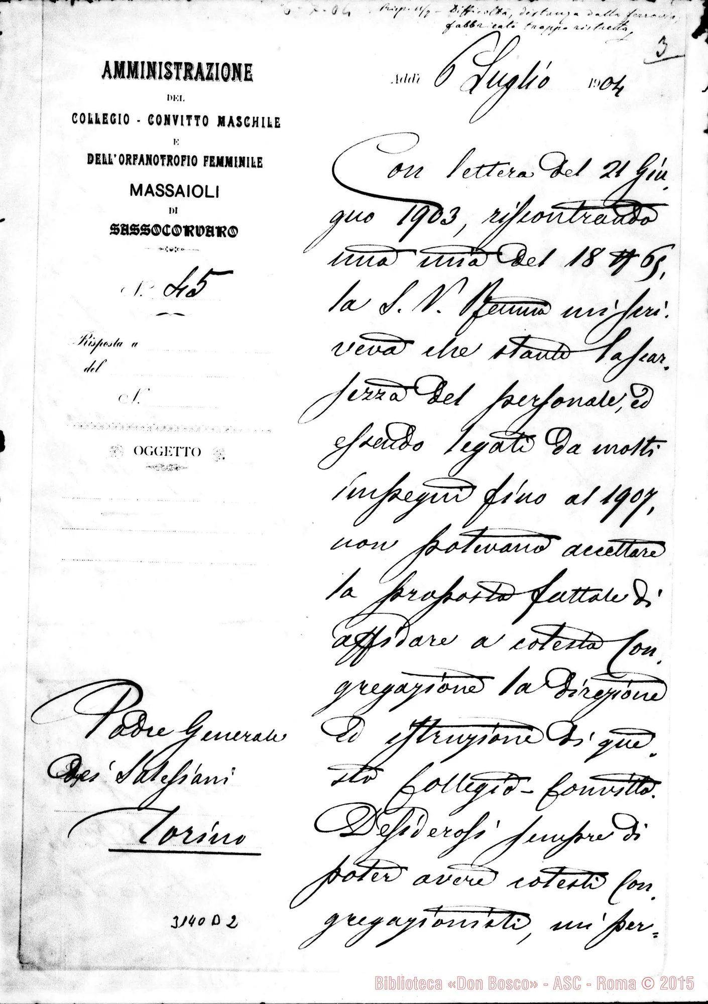 Fotogramma D 2 — Agostino Braccioni, arciv. - D. Rua, il 6-07-1904