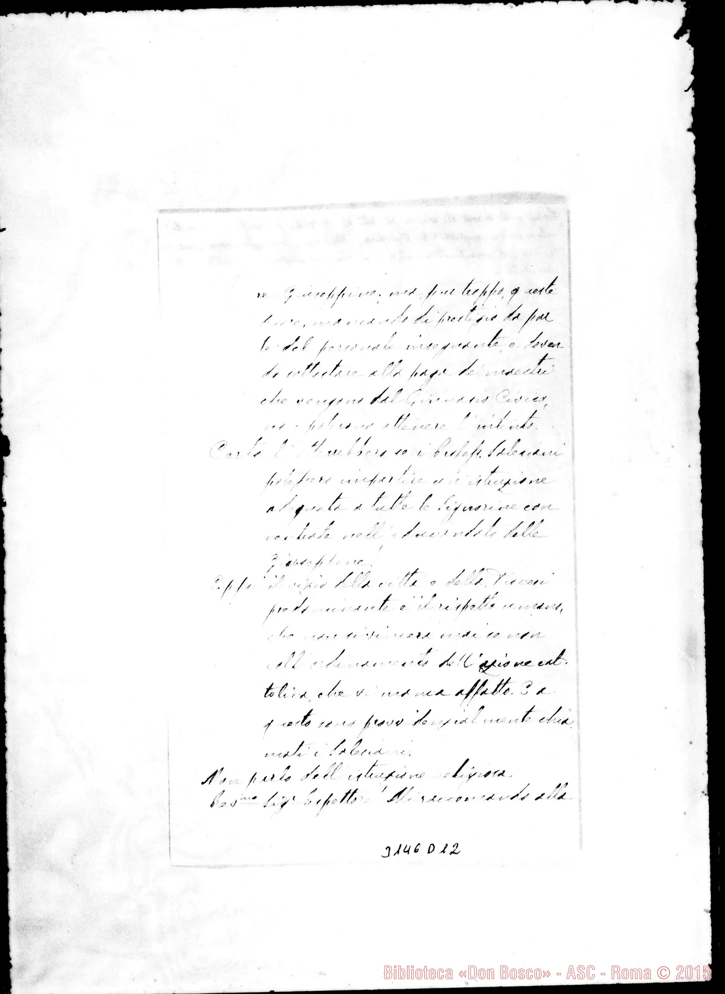 Fotogramma D 12 — Carlo Marozio, vesc. di Susa - Ispettore. Chiomonte, 11-05-1906