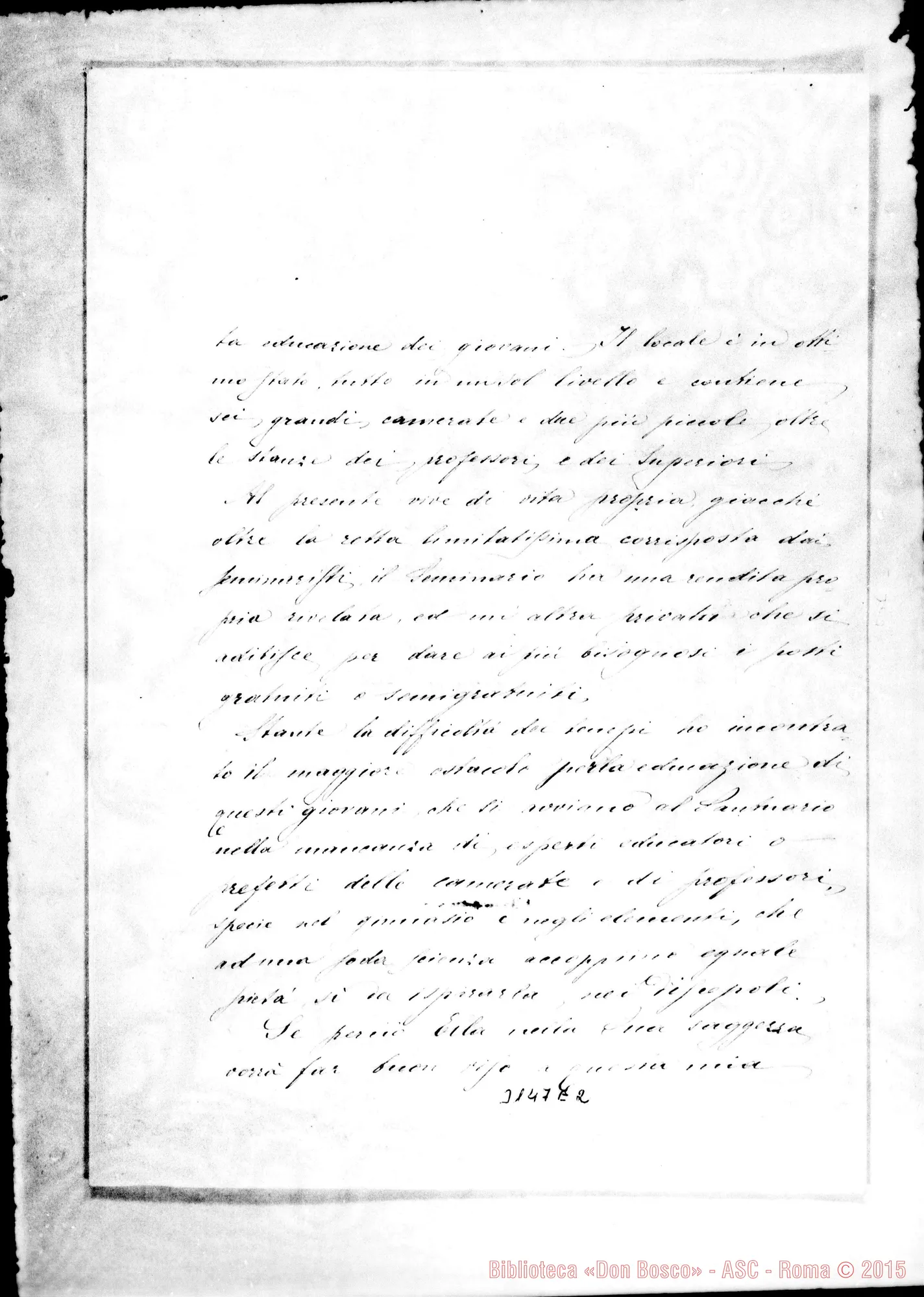 Fotogramma E 2 — Telese Cerreto: Luigi Sodo, vesc. di Telese - D. Rua. Cerreto, 9-01-1895
