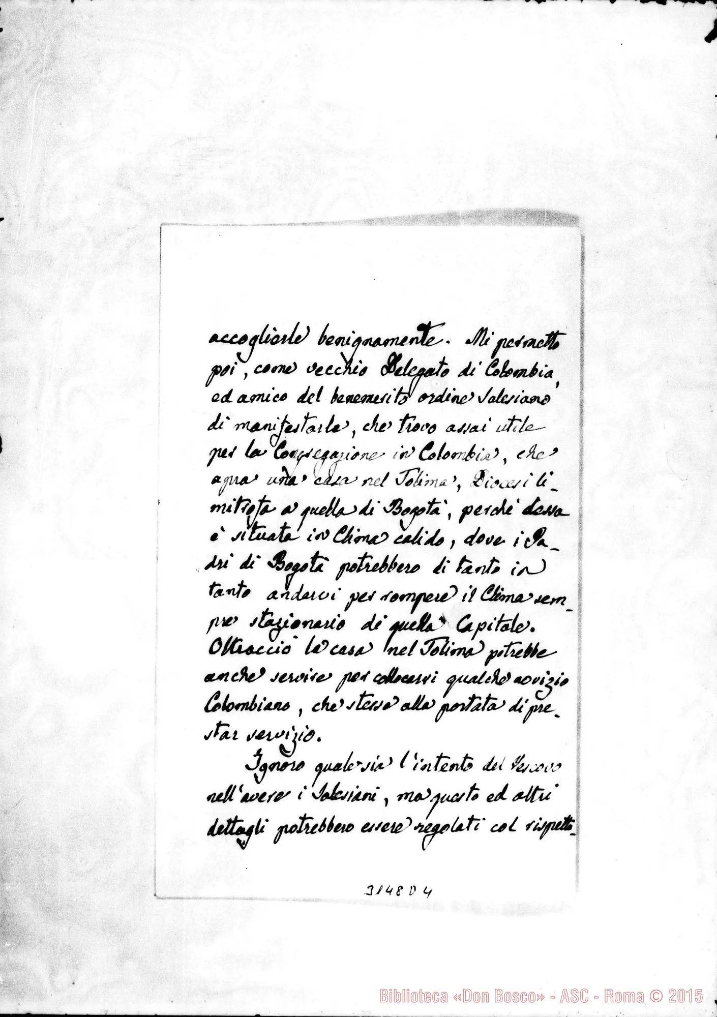 Fotogramma D 4 — Antonio Sabatucci, vesc. - D. Rua. Roma, 7-01-1897. Autogr. Rua