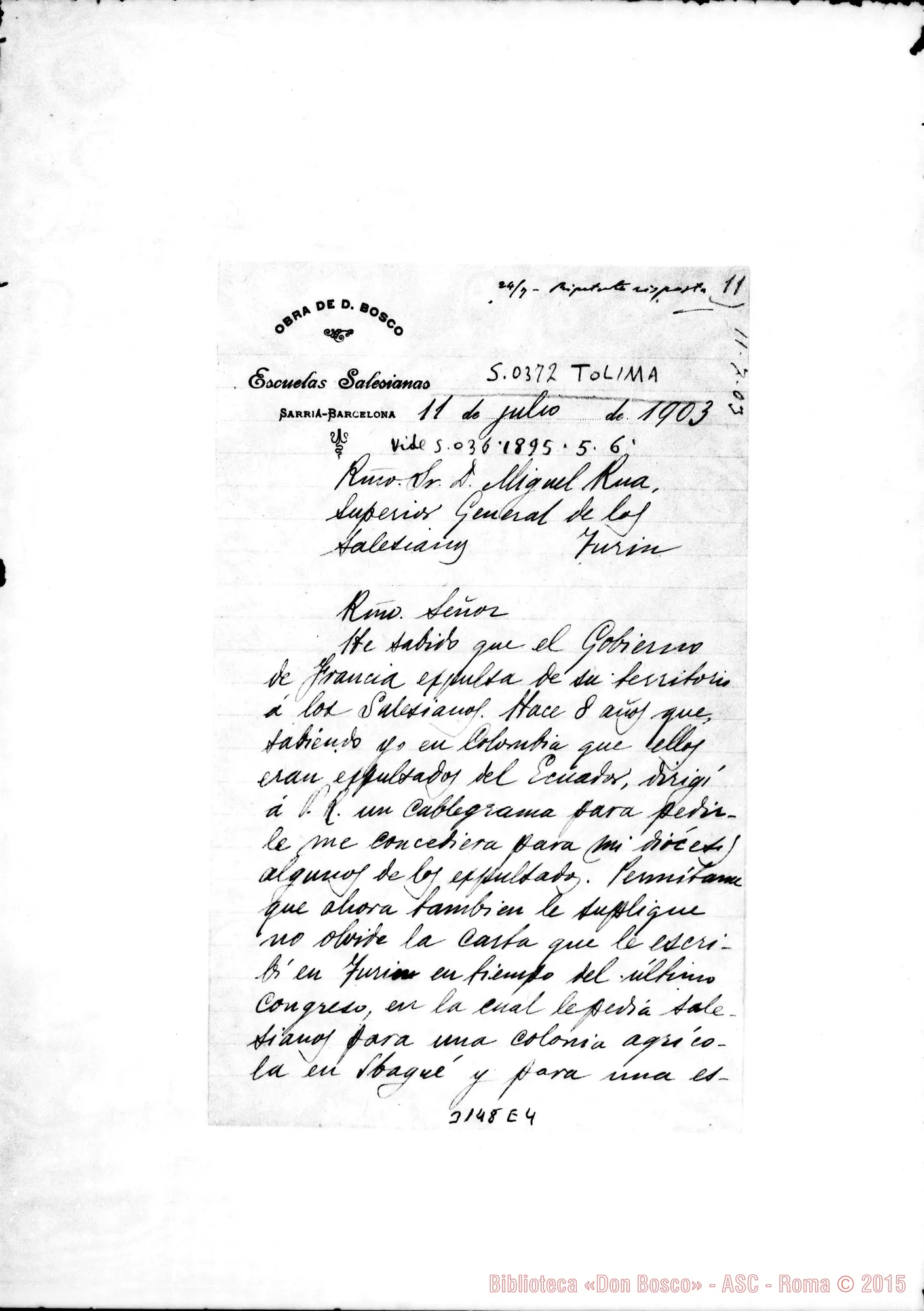 Fotogramma E 4 — Esteban Rojas, vesc. - D. Rua. Barcelona, 11-07-1903