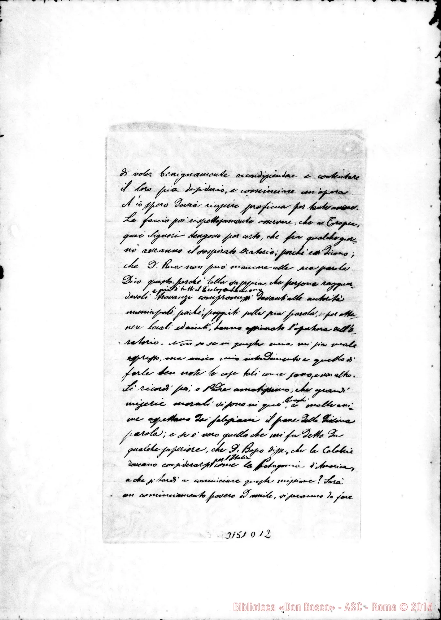 Fotogramma D 12 — D. Ruffa - D. Rua. Ali Marina, 16-10-1901. Autogr. Rua