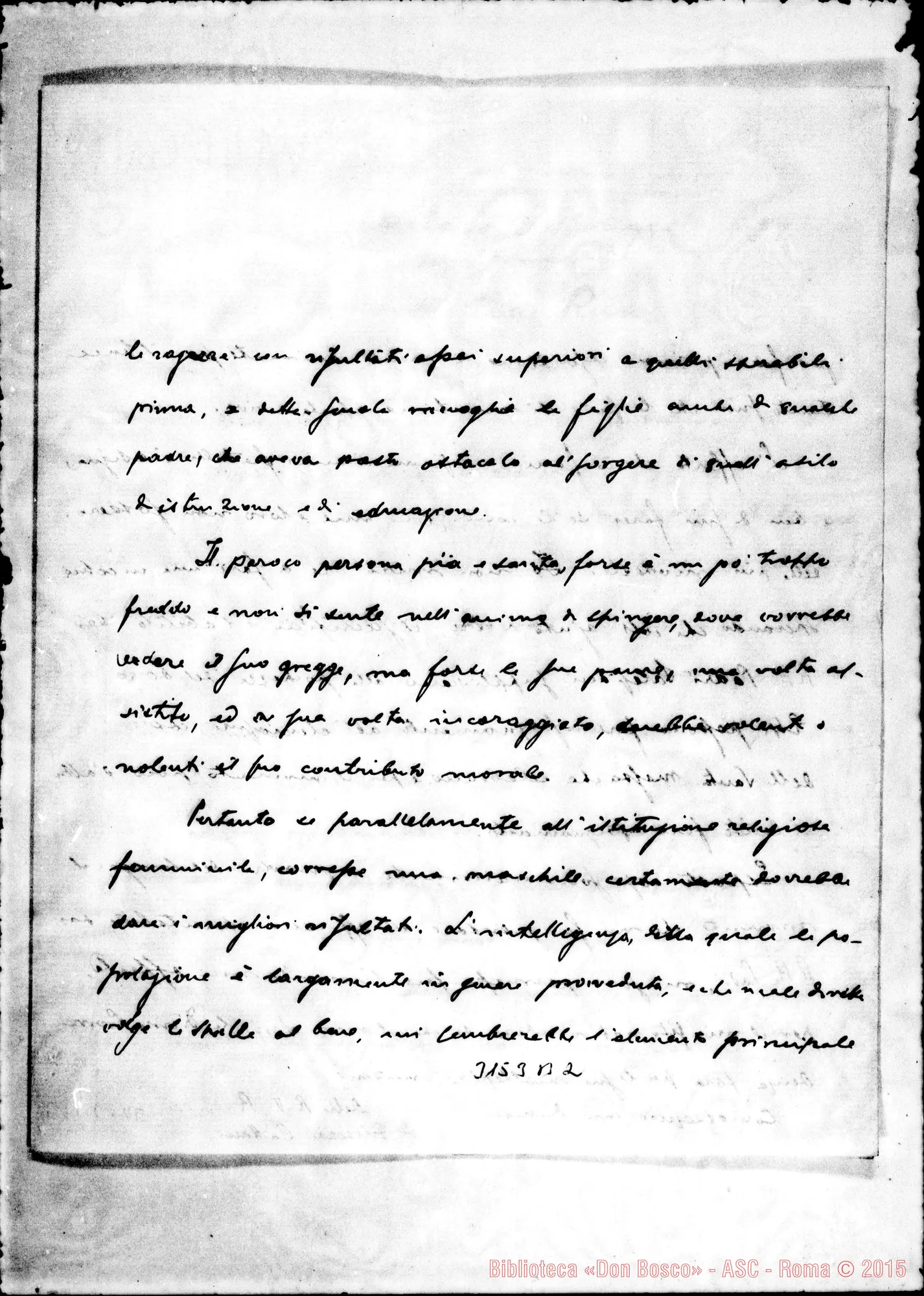 Fotogramma B 2 — Valeggio: D. Giuseppe Cattani - D. Rua. Milano, 15-08-1899. Autogr. Rua