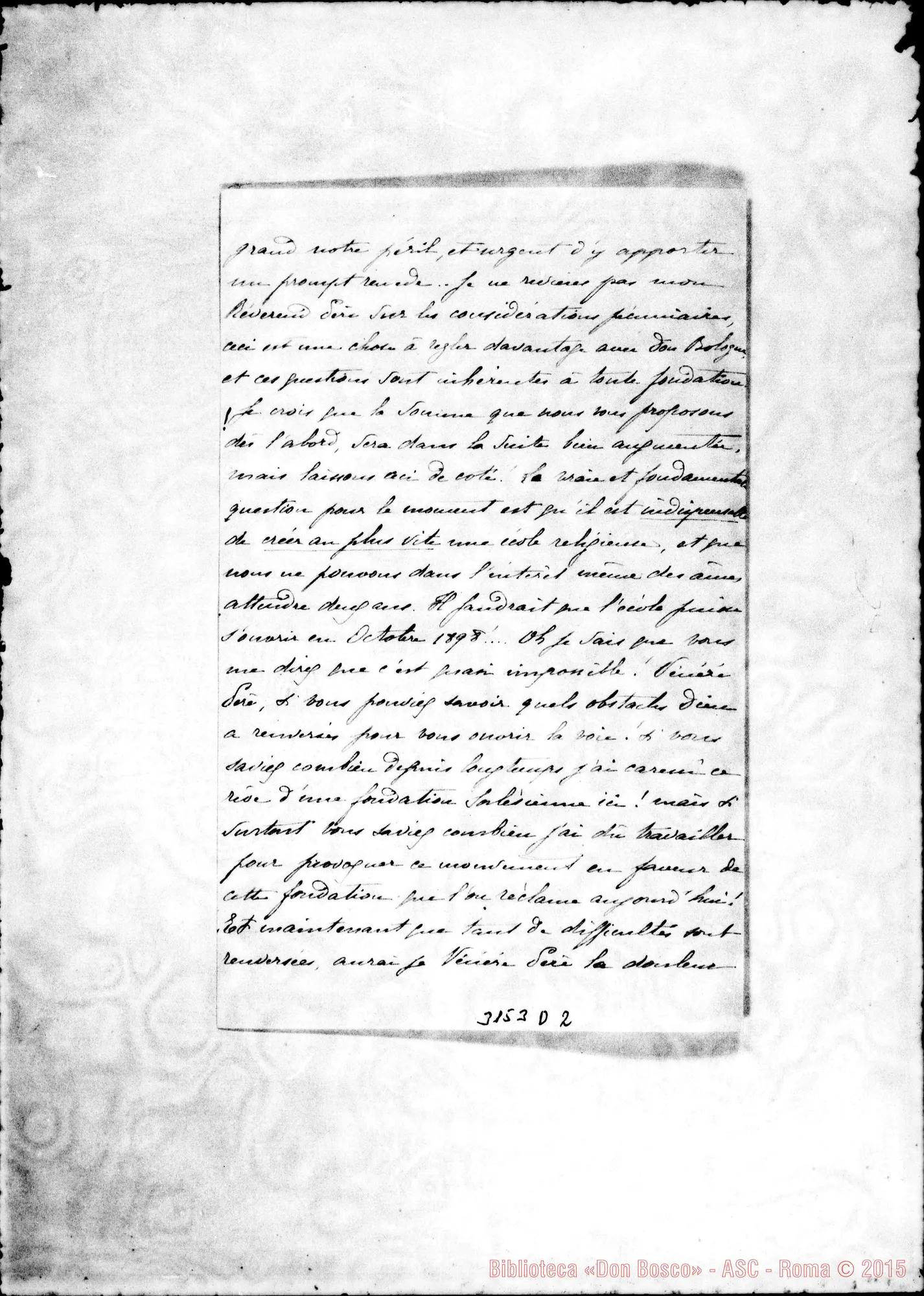 Fotogramma D 2 — Comtesse de Villeneuve - Révérend Père. Valensole, 25-12-1897