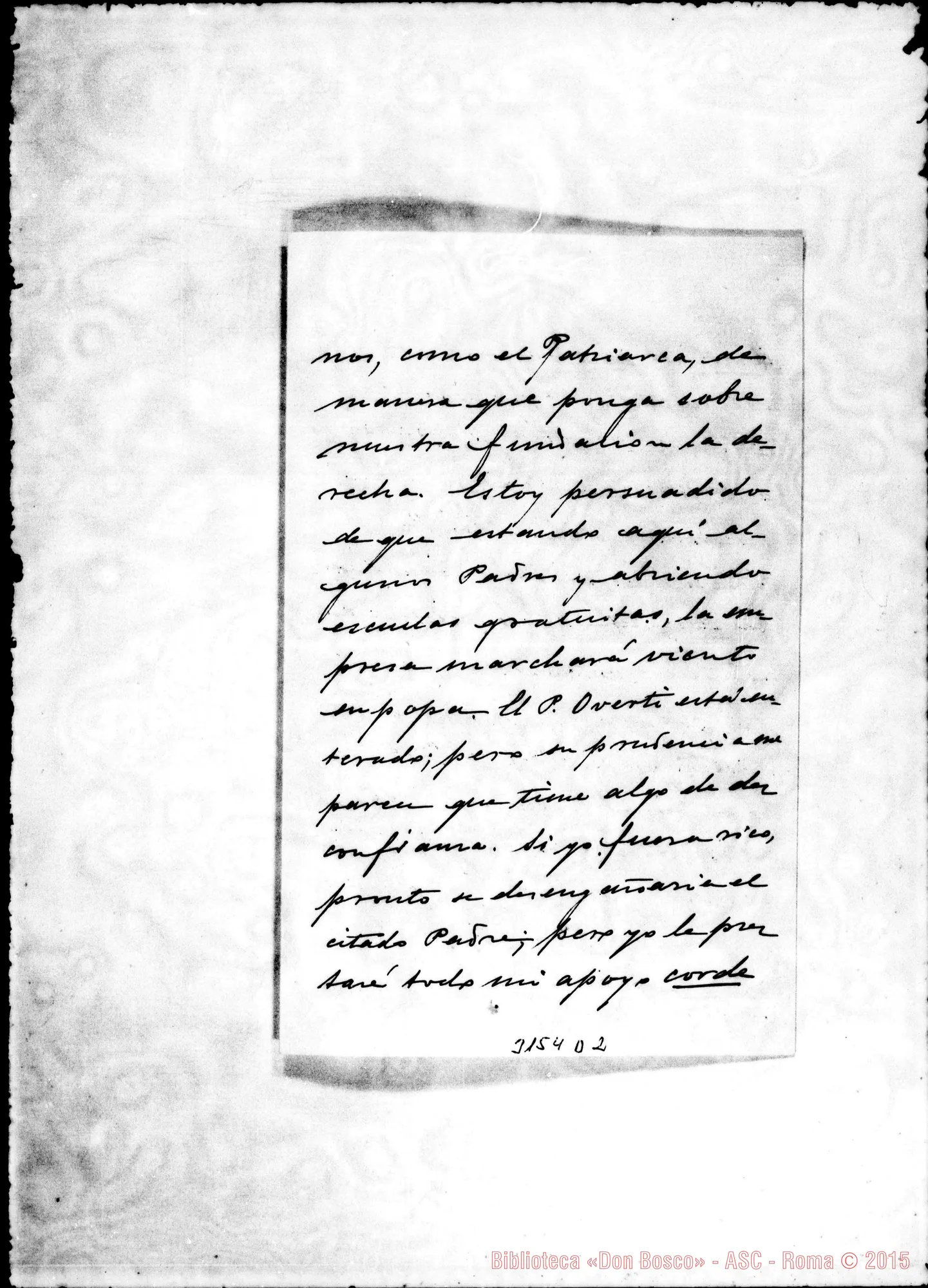 Fotogramma D 2 — Antonio Cascajares,arciv. - D. Rua, il 10-05-1903