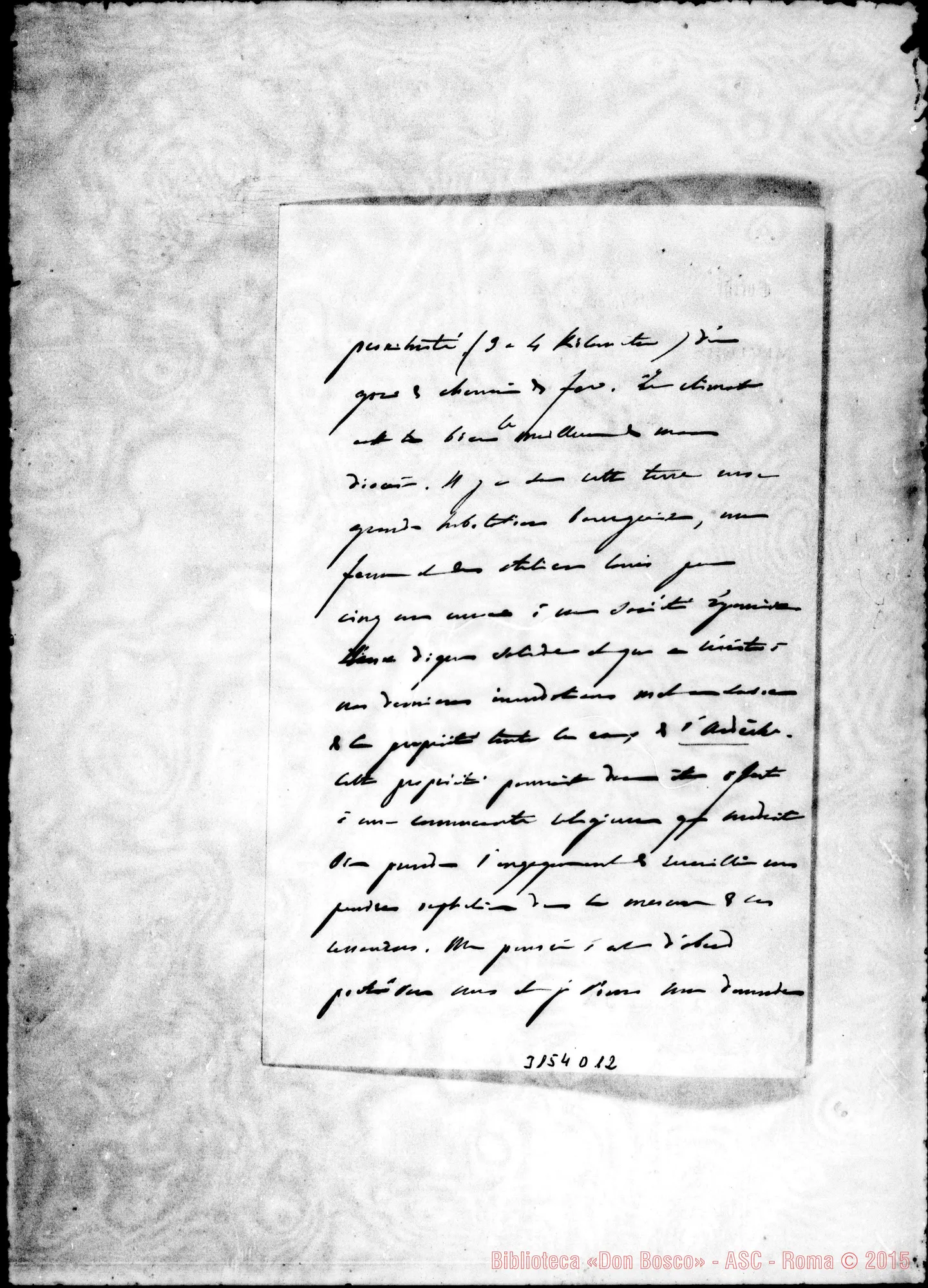 Fotogramma D 12 — Vallon: Gius. Michele Federico Bonnet, vesc. di Viviers - Rev.do. 1891. Autogr. Rua
