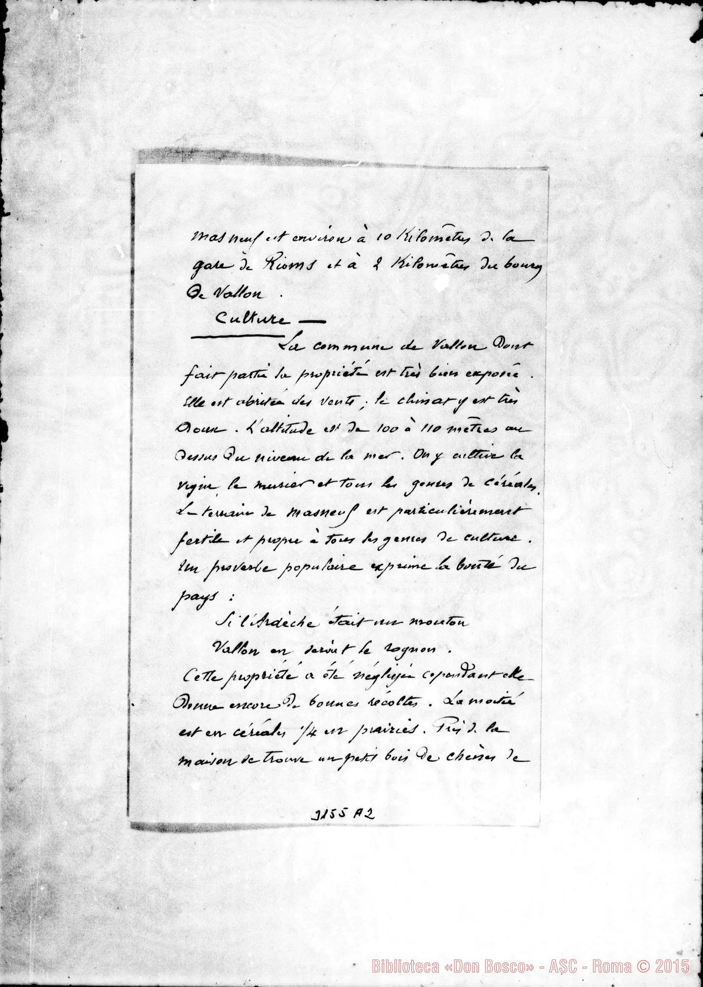 Fotogramma A 2 — D. Cartier Luigi - D. Rua. Nice, 8-06-1891