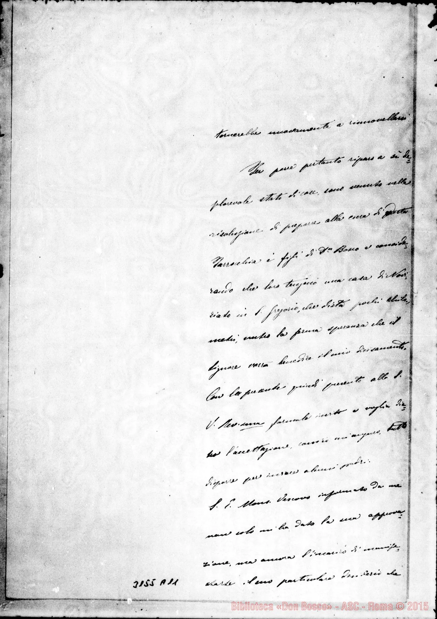 Fotogramma A 11 — Sac. Salvatore Pugliesi, vie. - Rev.mo Padre, il 23-05-1899