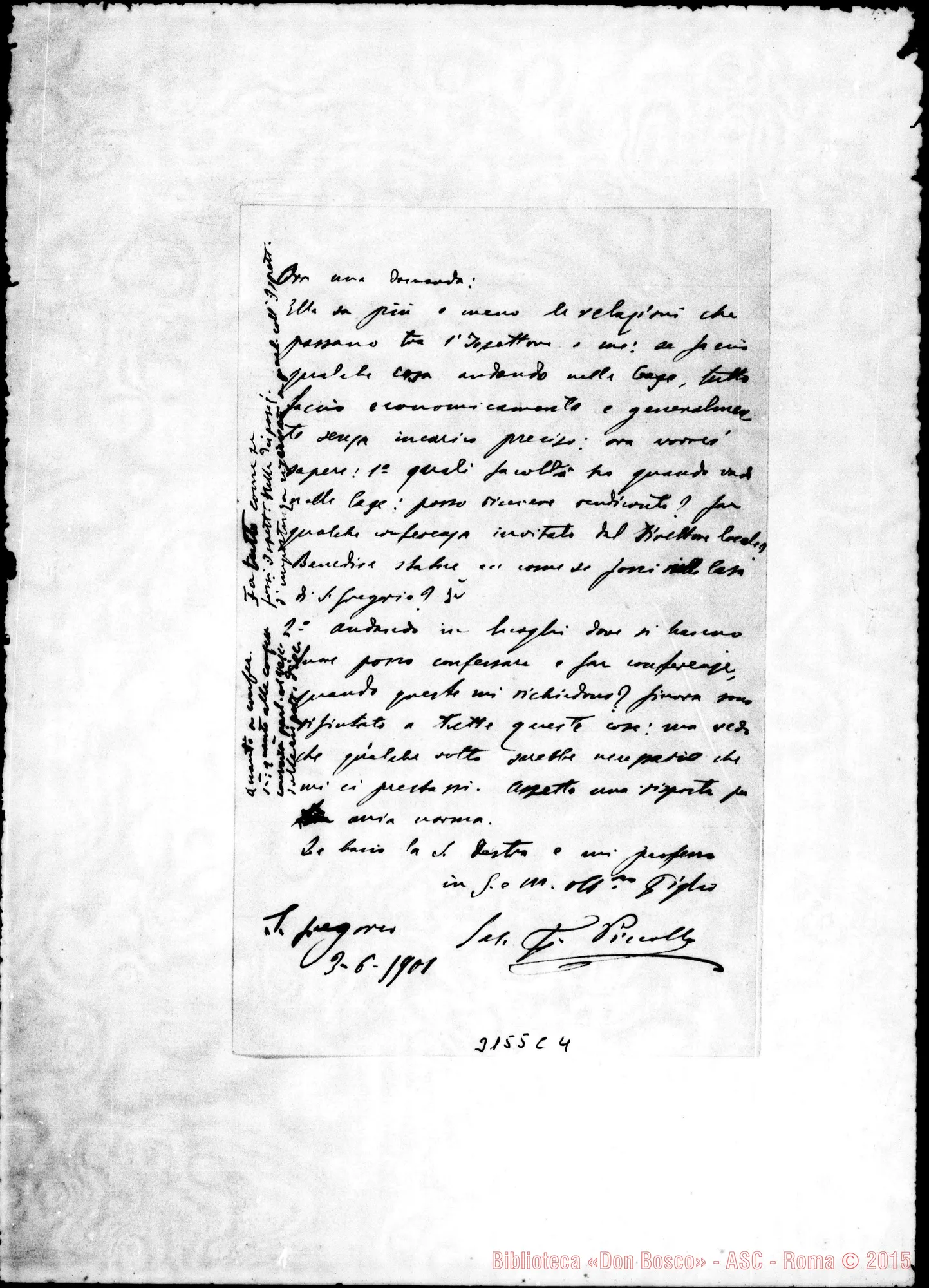 Fotogramma C 4 — D. Piccollo Francesco - D. Rua. S. Gregorio, 3-06-1901