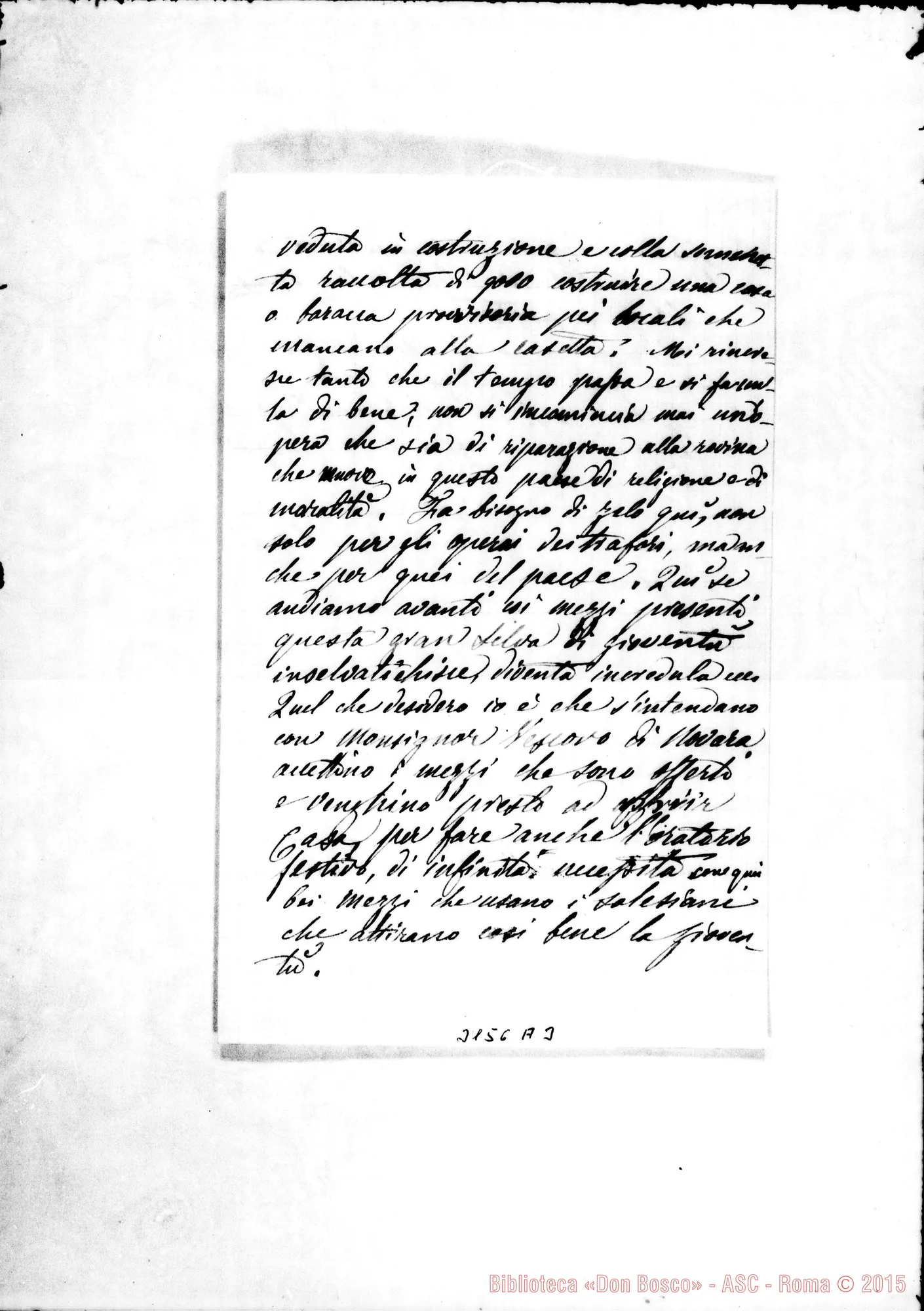 Fotogramma A 3 — Alvazzi Carolina, coop. - Rev.mo Sig.. Varzo, 16-02-1901