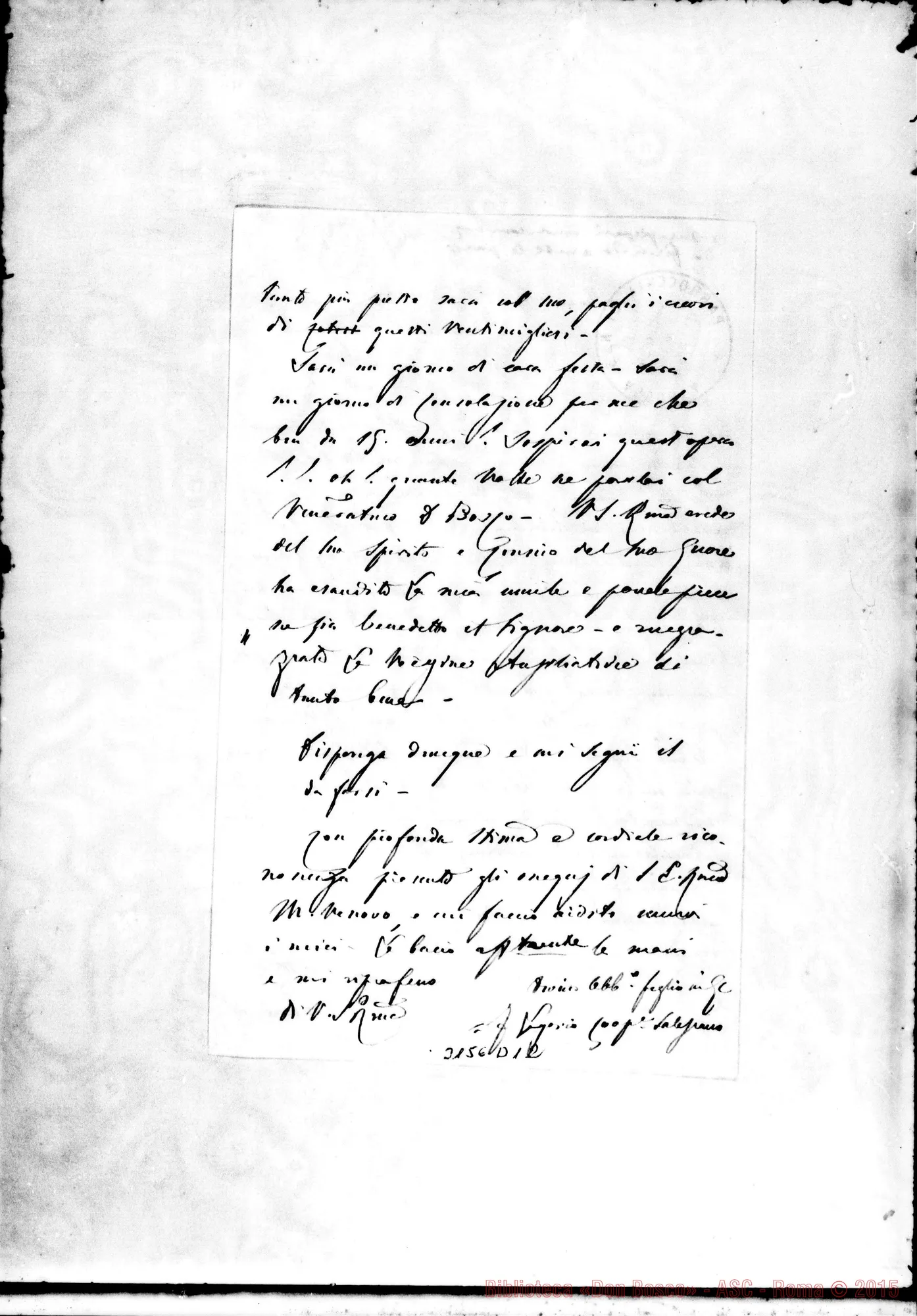 Fotogramma D 12 — Lagorio Sisto, frate, coop. - D. Rua, il 17-04-1894. Autogr. Rua