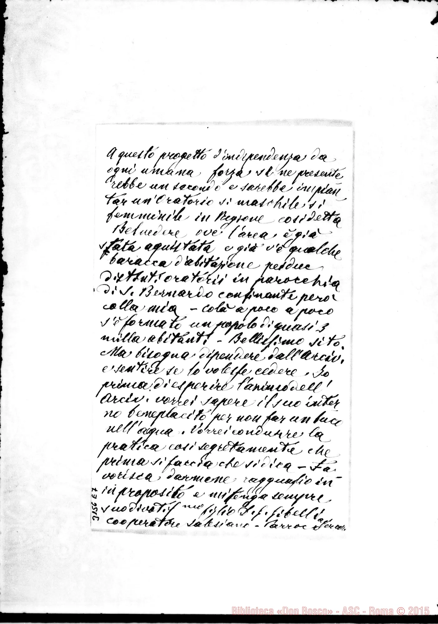 Fotogramma E 7 — Vercelli: D. G. Gibelli, parroco - D. Rua. 1906