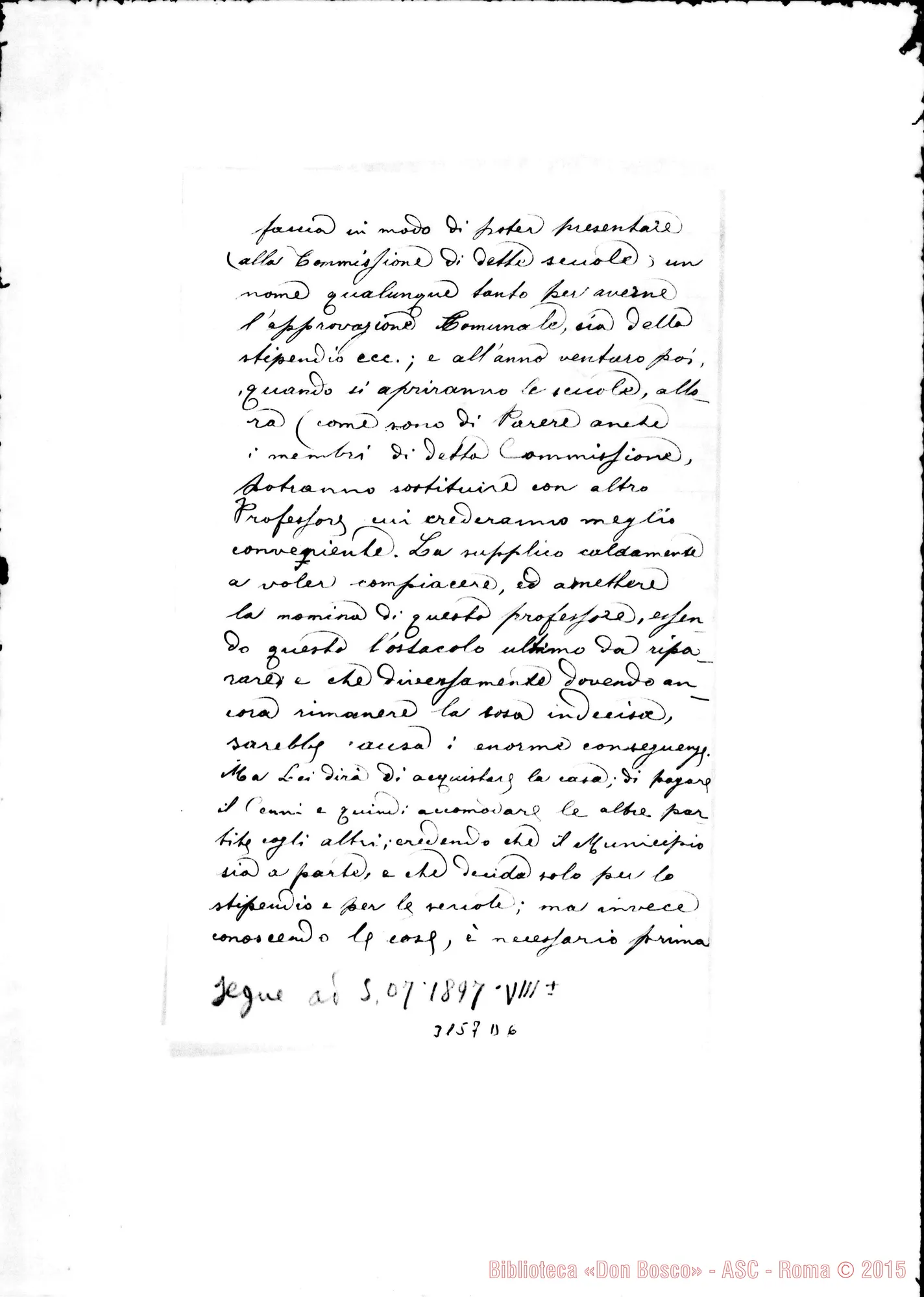 Fotogramma D 6 — Gius. Giuccioli - Ispettore. Autogr. Rua.